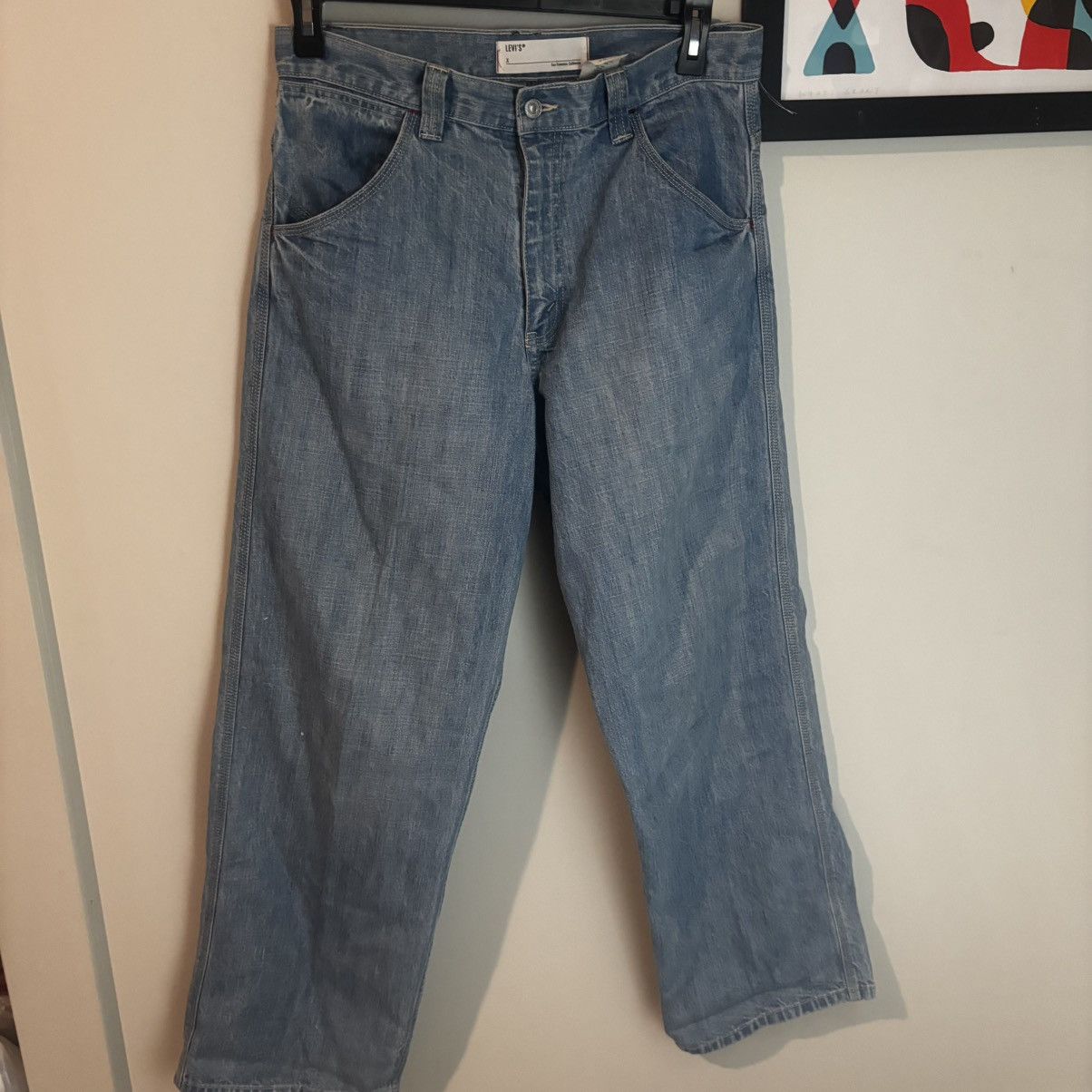 Levi's Y2K 2001 Levi’s Worker Pant Denim Baggy Jeans Size US 32 / EU 48 - 3 Thumbnail