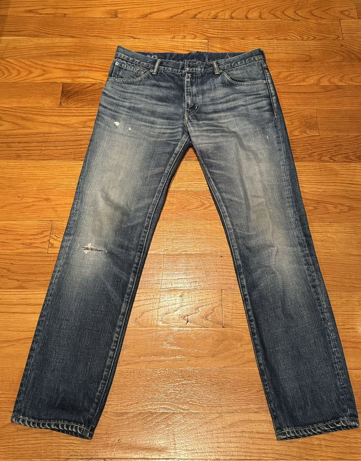 Visvim Social Sculpture 04D10 Damaged Jeans | Grailed