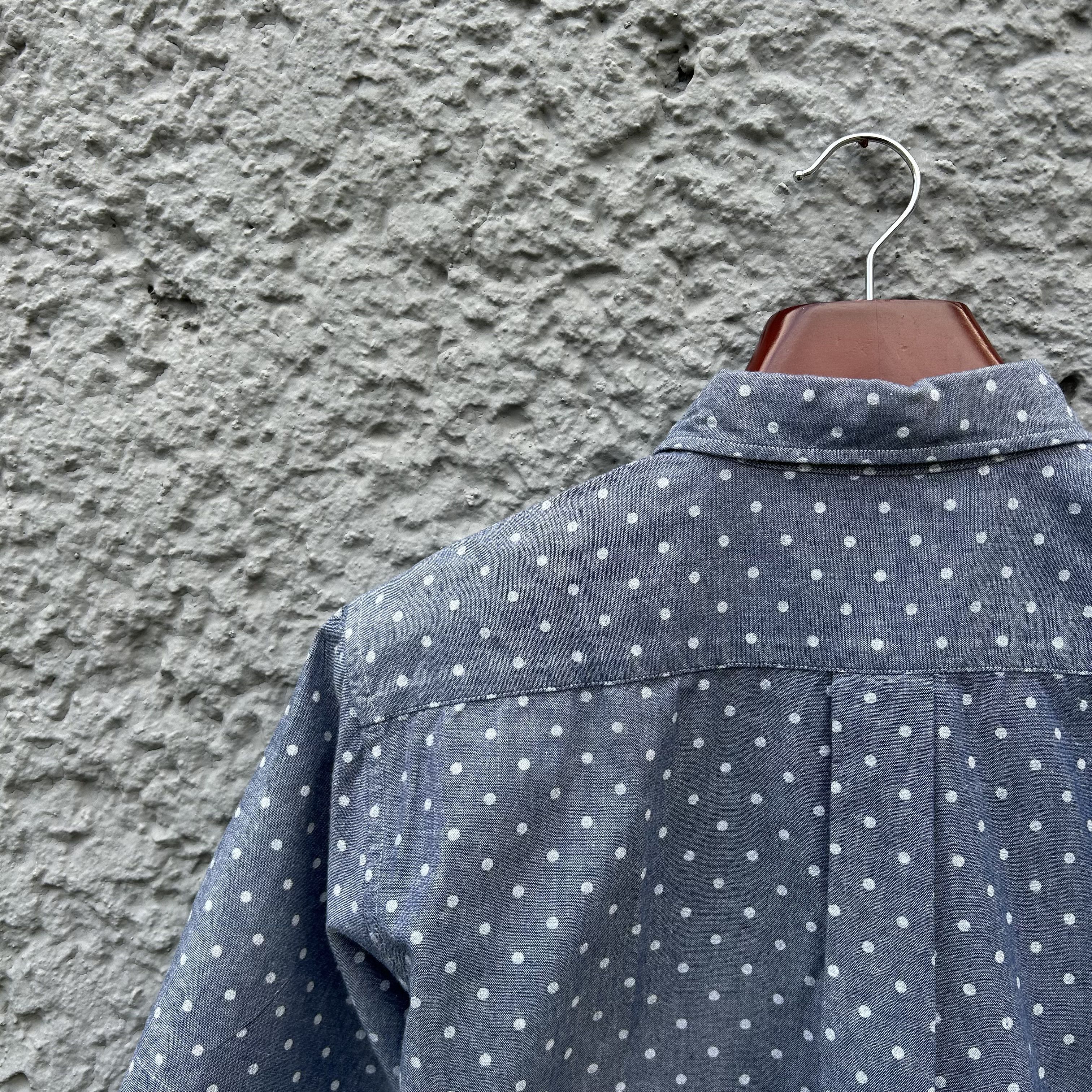 Comme des Garcons CDG Homme Deux Light Blue Polka Dot Shirt Button Up Size US S / EU 44-46 / 1 - 5 Thumbnail