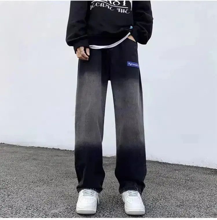 Japanese Brand Retro casual gradient contrasting jeans Size US 32 / EU 48 - 1 Thumbnail