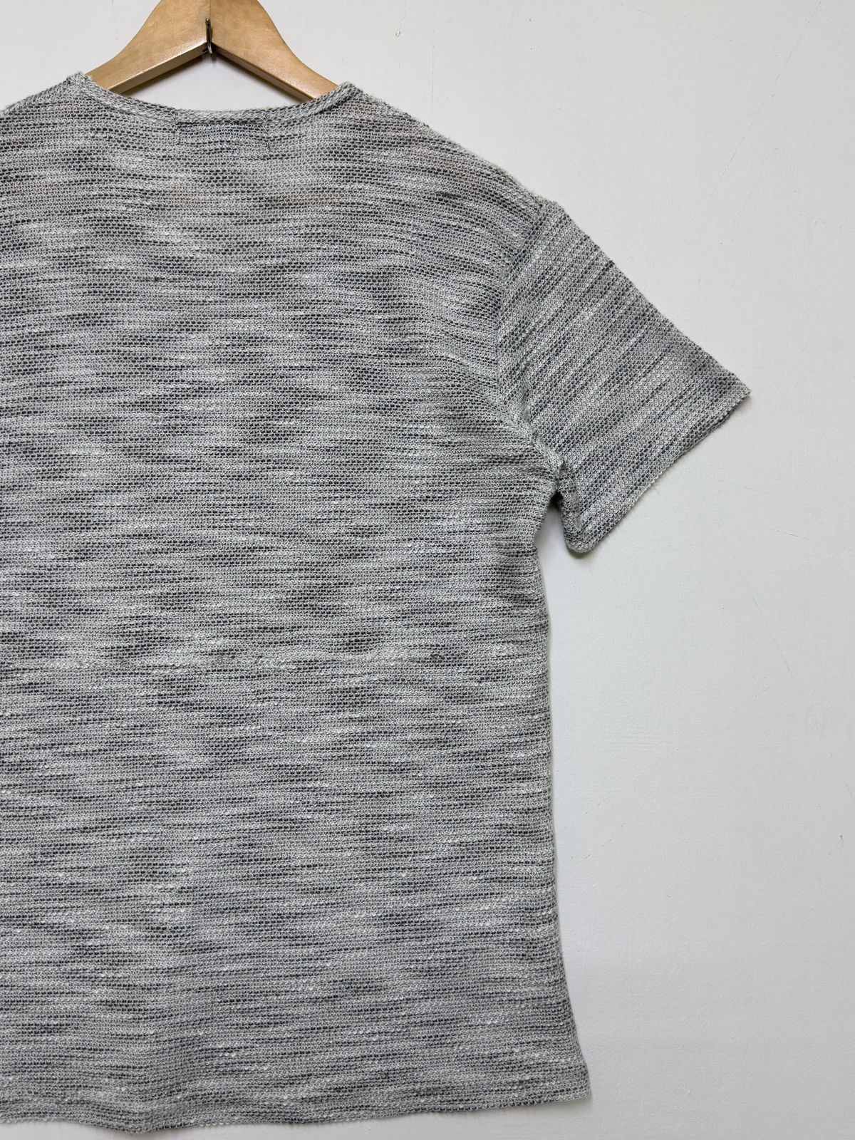 If Six Was Nine In The Attic Melange V Neck Knit Tee Japan Size US S / EU 44-46 / 1 - 7 Thumbnail