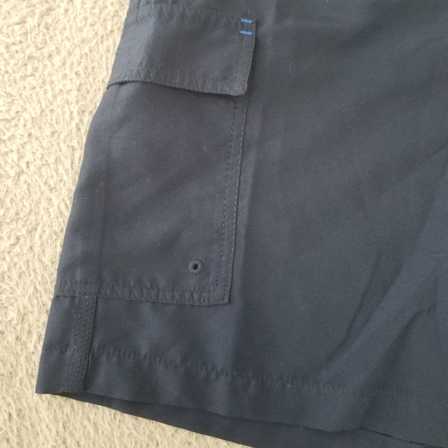 Vintage Goodfellow Mens XL Blue Board Shorts Swimming Trunks Quick Dry Pockets Drawstring Size US 36 / EU 52 - 3 Thumbnail