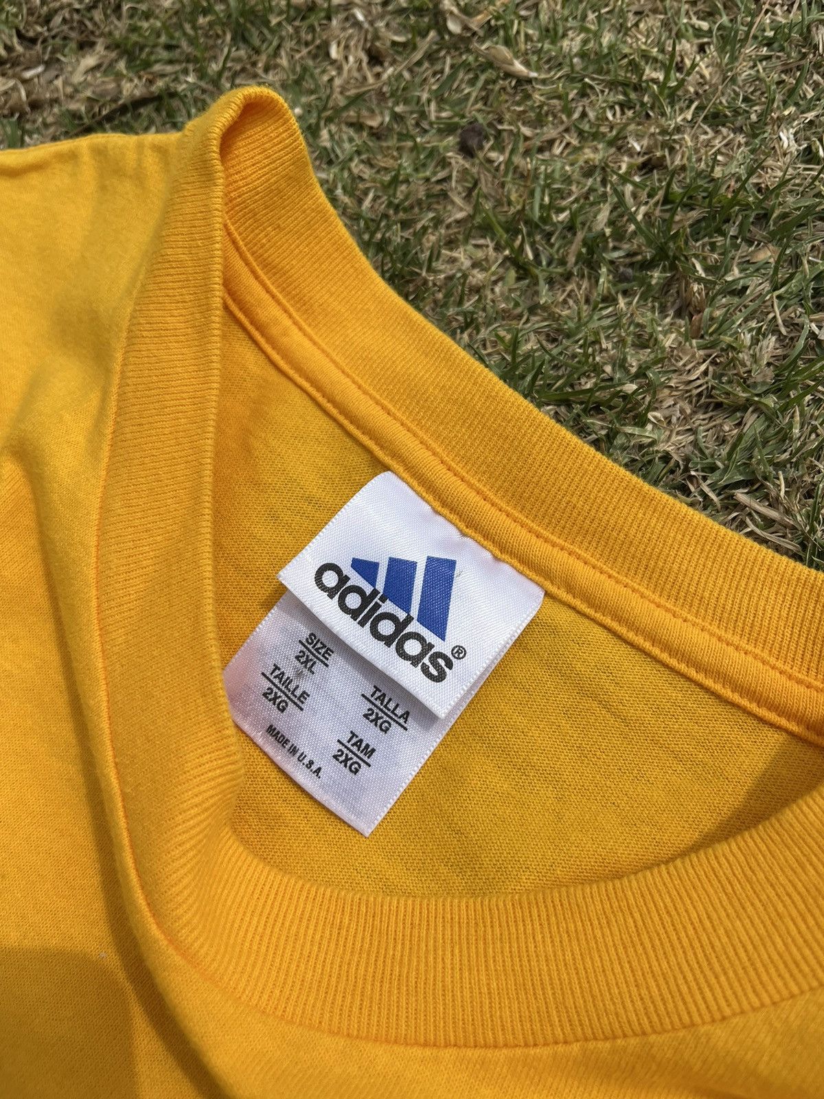 Adidas Vintage Adidas Long Sleeve Shirt Size US XXL / EU 58 / 5 - 5 Thumbnail
