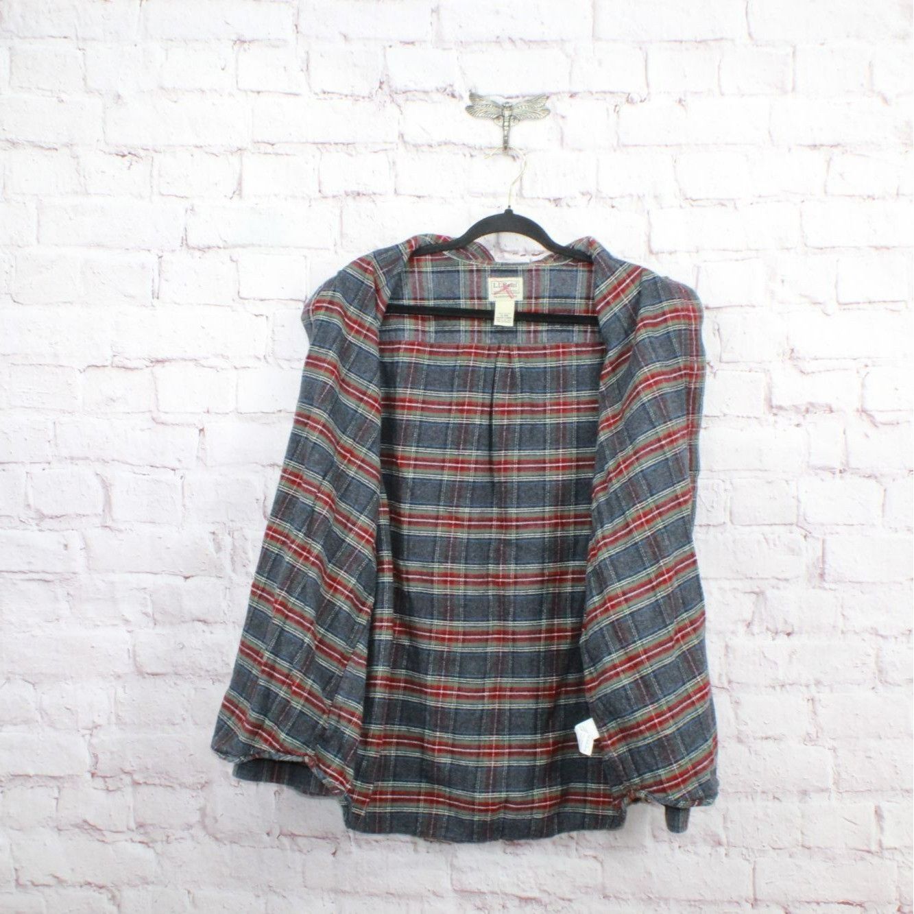 L.L. Bean LL Bean Men's Scotch Plaid Flannel Shirt Traditional Fit Size US XL / EU 56 / 4 - 6 Thumbnail
