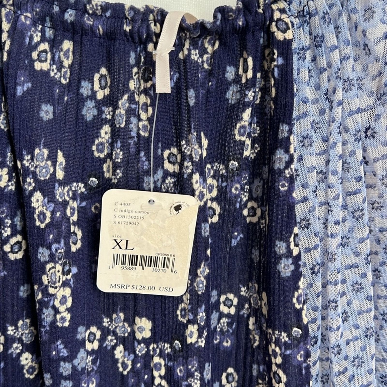 Free People Free People Because I Love You Floral High-Low Top Size XL / US 12-14 / IT 48-50 - 6 Thumbnail