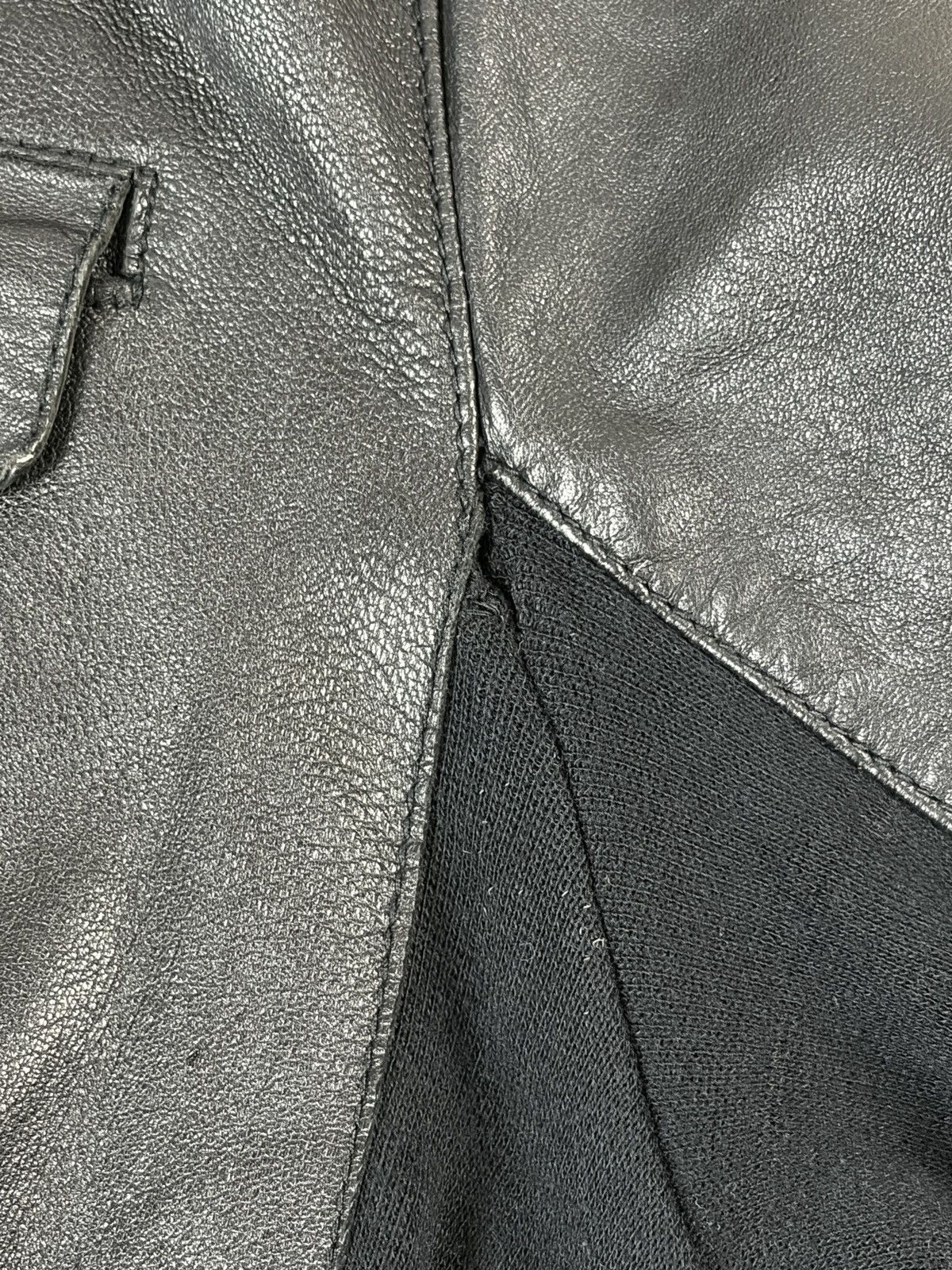 Emporio Armani Emporio Armani Leather Biker Jacket Vintage Archive Black Size US M / EU 48-50 / 2 - 10 Thumbnail
