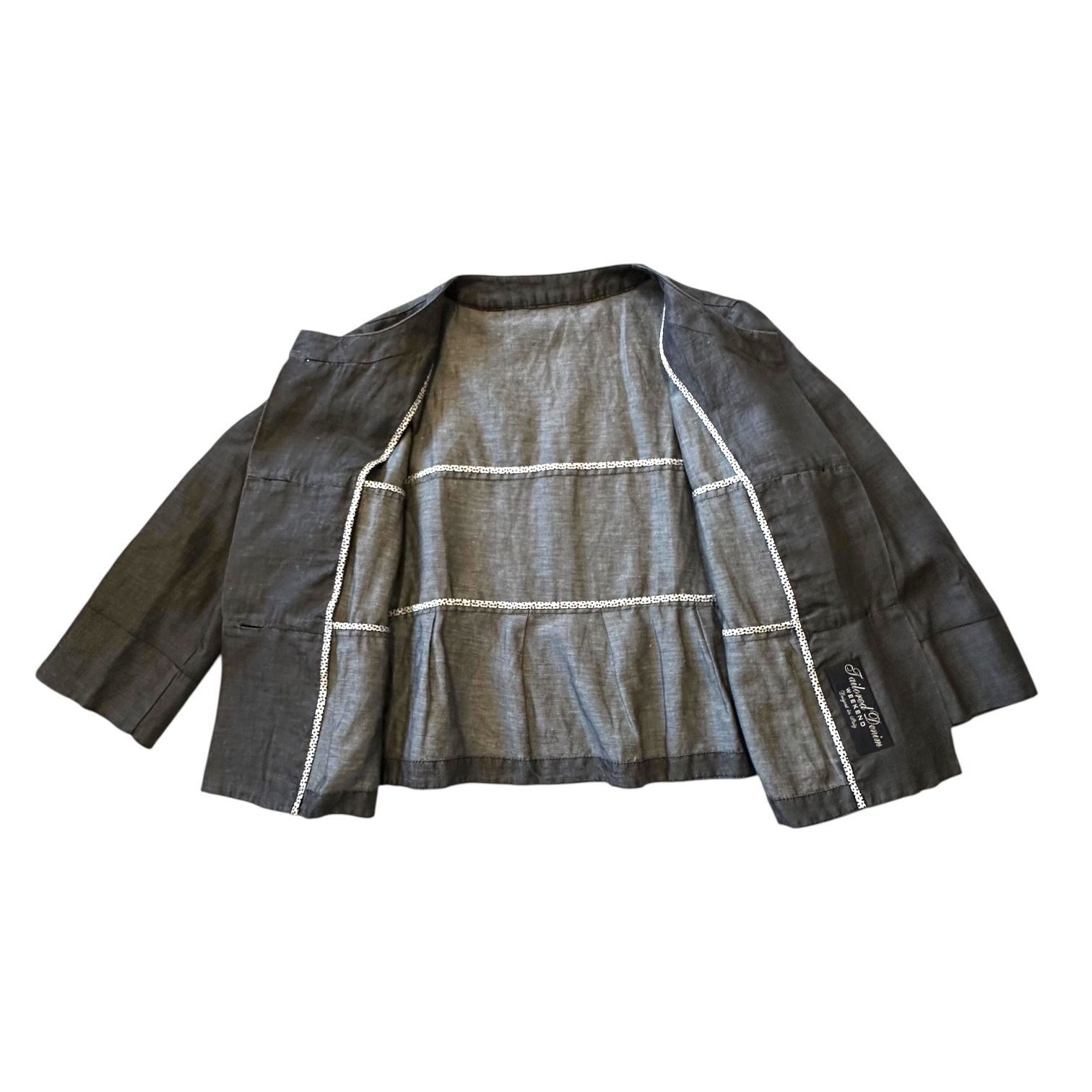 Weekend Max Mara Weekend Max Mara Linen Cotton Jacket EU42/US12 Size XL / US 12-14 / IT 48-50 - 7 Thumbnail