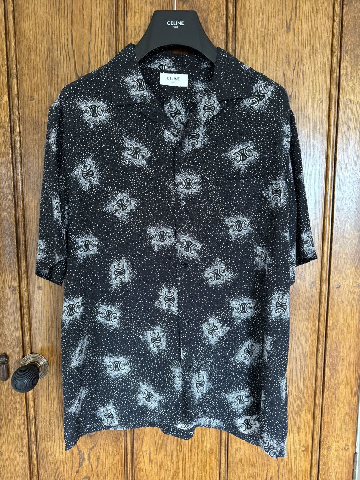 Celine $1.45k SS25 Celine 💯% silk Hawaiian shirt Hedi 39 sample Size US M / EU 48-50 / 2 - 1 Thumbnail