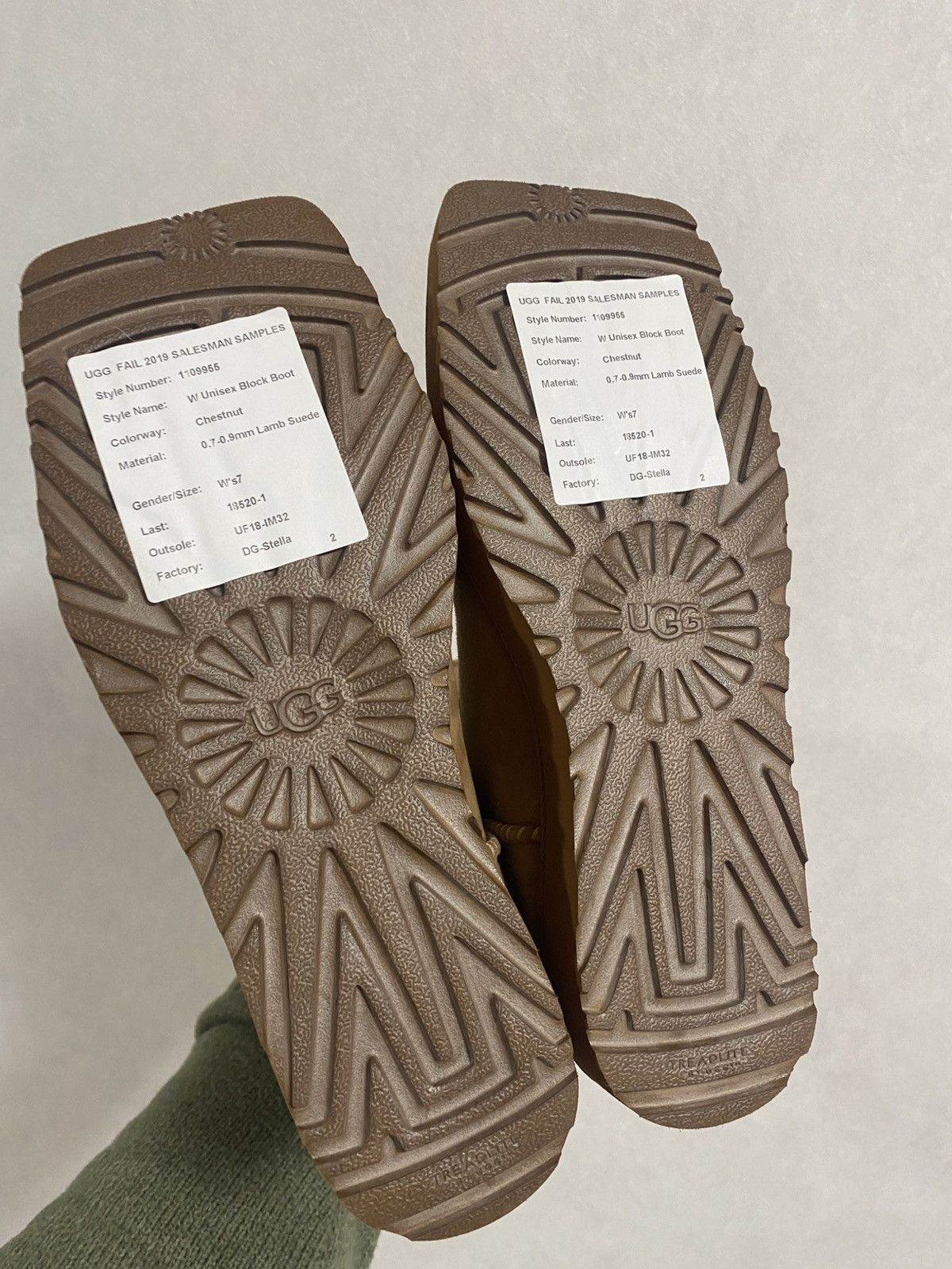 Eckhaus Latta Ugg X Eckhaus Latta Square Toe Camel Suede Boots Size: 37 Size US 7 / IT 37 - 9 Thumbnail