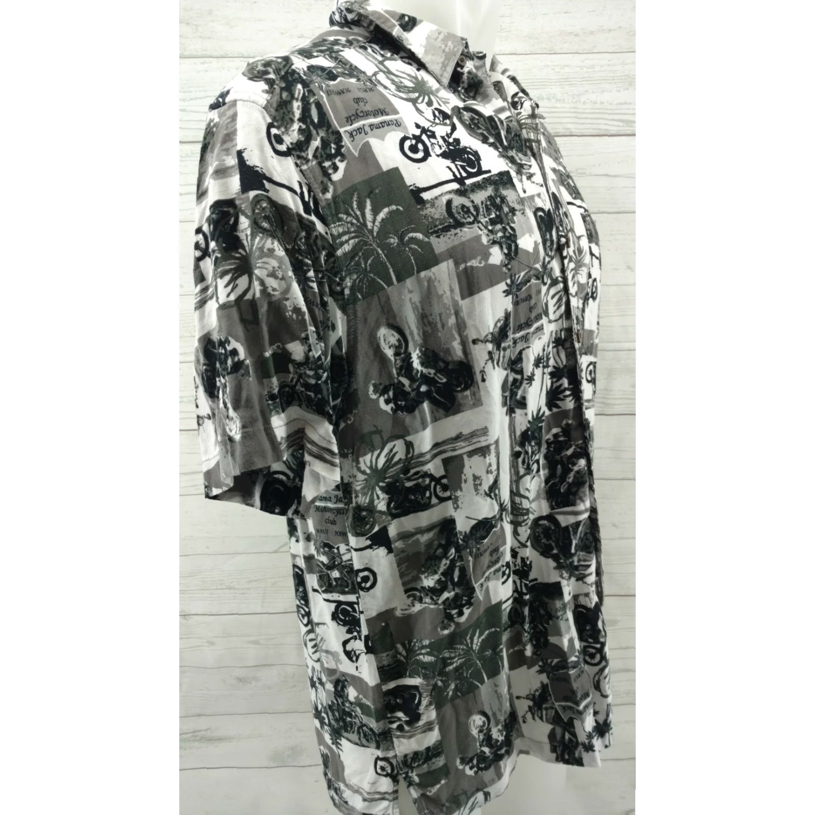 Panama Jack PANAMA JACK Men Shirt LRG HAWAII MOTORCYCLE CLUB Short Sleeve Button-Down Shirt Size US L / EU 52-54 / 3 - 4 Thumbnail