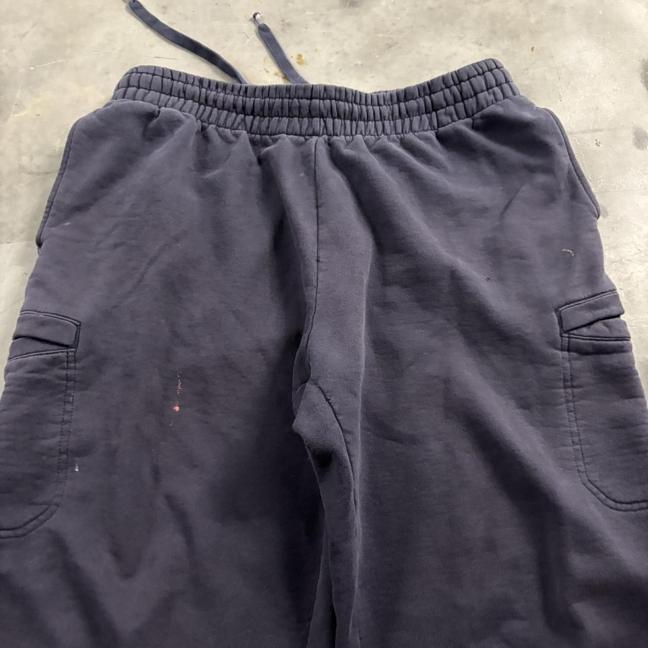 Vintage Crazy Vintage Y2K/2000s Baggy Navy Blue Skater Essential Sweatpants! Fits L Size US 34 / EU 50 - 4 Thumbnail
