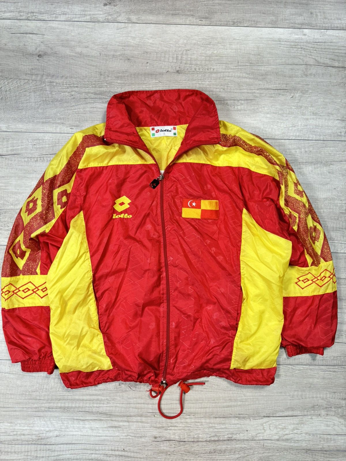 Lotto Sport Vintage Archive Lotto Nylon Shell Jacket Soccer Style Size US L / EU 52-54 / 3 - 1 Thumbnail