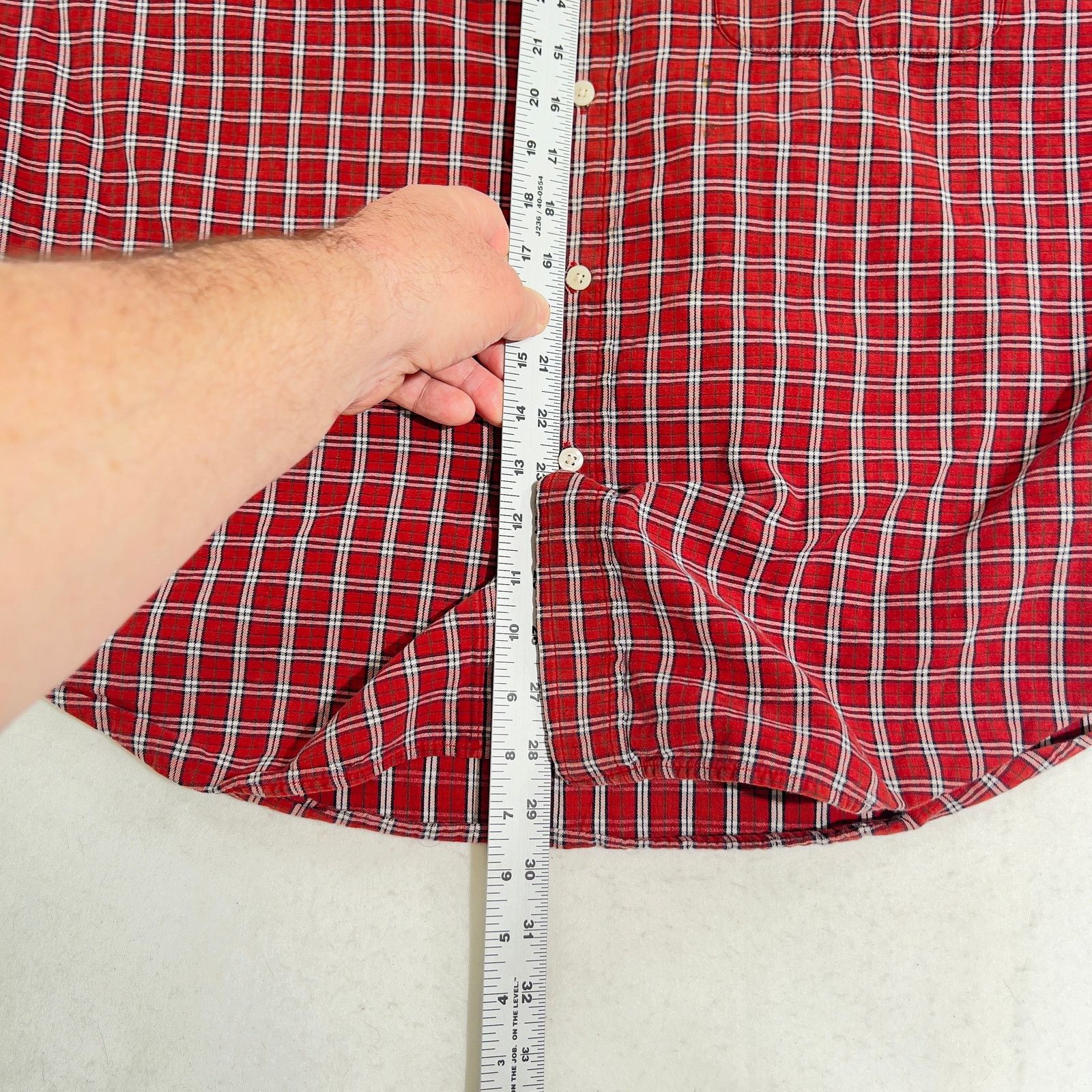Eddie Bauer Eddie Bauer Outlet Button Down Shirt Men's Large Flannel Red Size US L / EU 52-54 / 3 - 6 Thumbnail