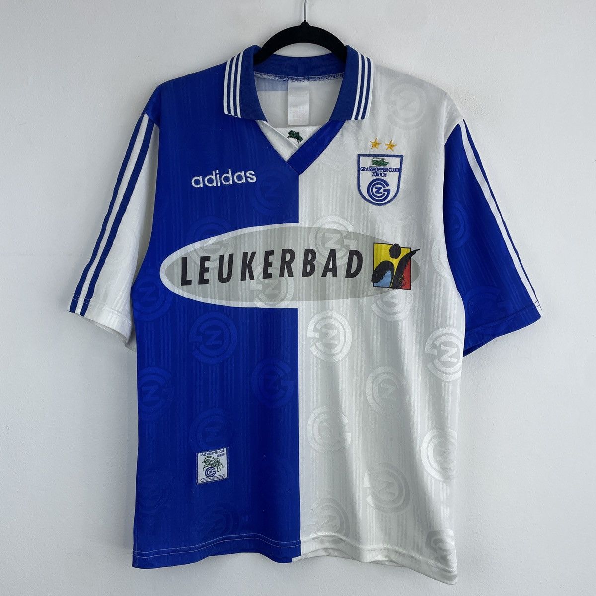 Grasshoppers Zurich Adidas Vintage Home Jersey 1997/1998 S