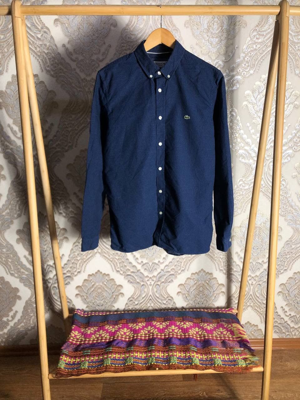 Lacoste × Vintage VERY RARE LACOSTE CLASSIC DESIGNER LONG SLLEVE SHIRT LUXURY Size US M / EU 48-50 / 2 - 1 Thumbnail