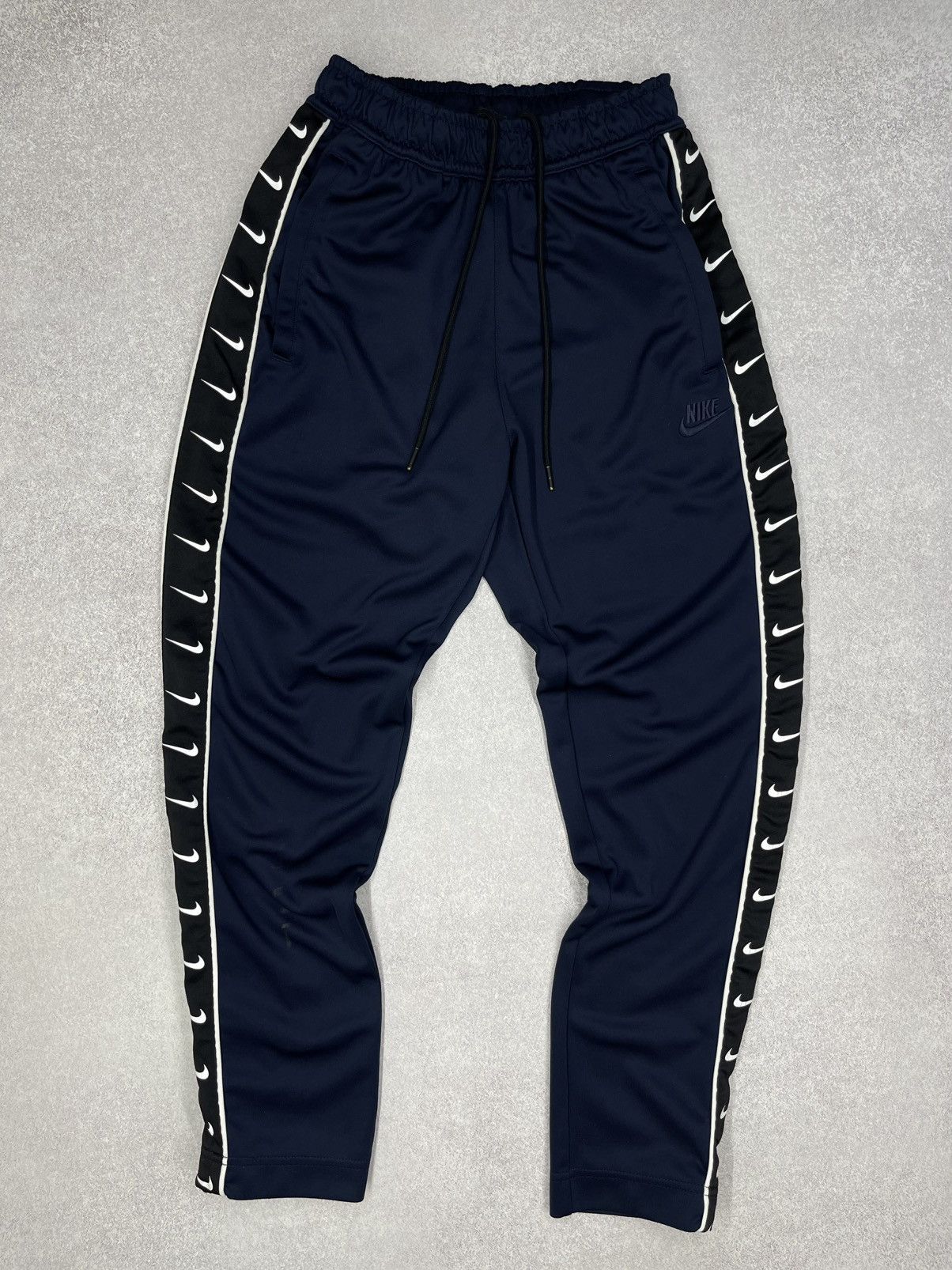 Nike Mens Nike Multilogo Swoosh Navy Sweatpants Lampas Size US 30 / EU 46 - 2 Thumbnail