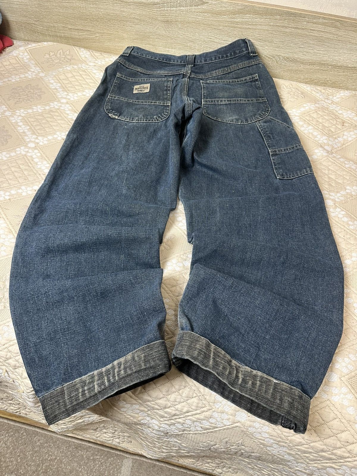 Japanese Brand 🔥VINTAGE DENIM CARPENTER DETROIT CHORE JEANS LEE DUNGAREES Size US 32 / EU 48 - 4 Thumbnail