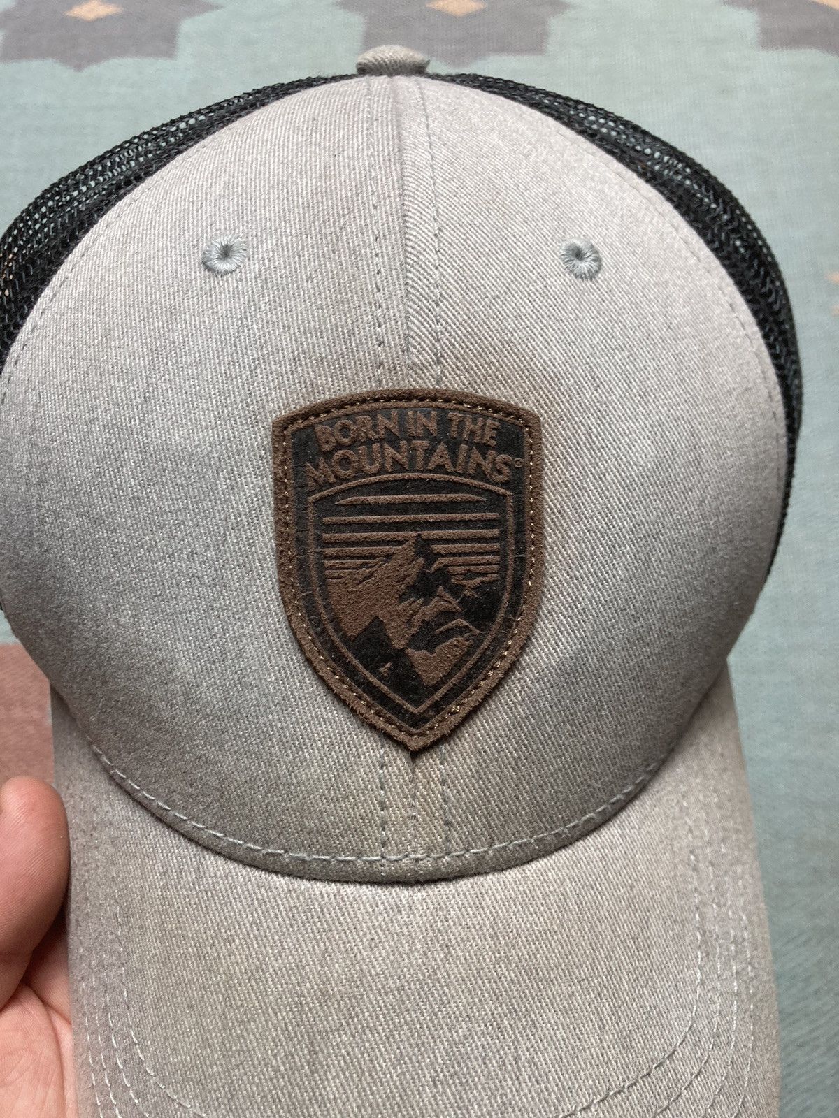 Kuhl Kuhl trucker hat outdoor hiking SnapBack born the mountains Size ONE SIZE - 3 Thumbnail