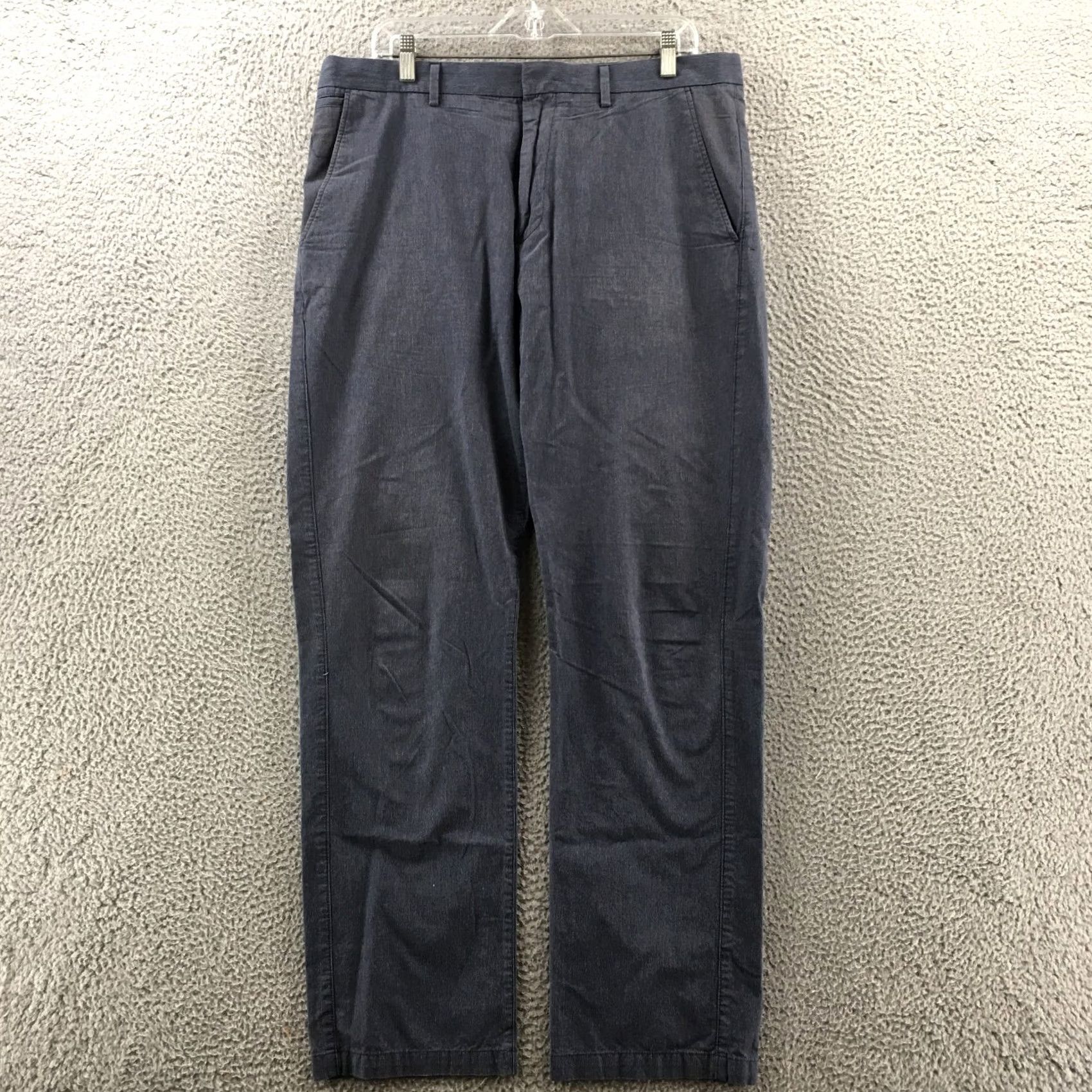 Banana Republic Banana Republic Kentfield Chino Pants Mens 36 Blue Mid Rise Zip Regular Waist 37 Inseam 32 Ready to Wear Size US 36 / EU 52 - 2 Thumbnail