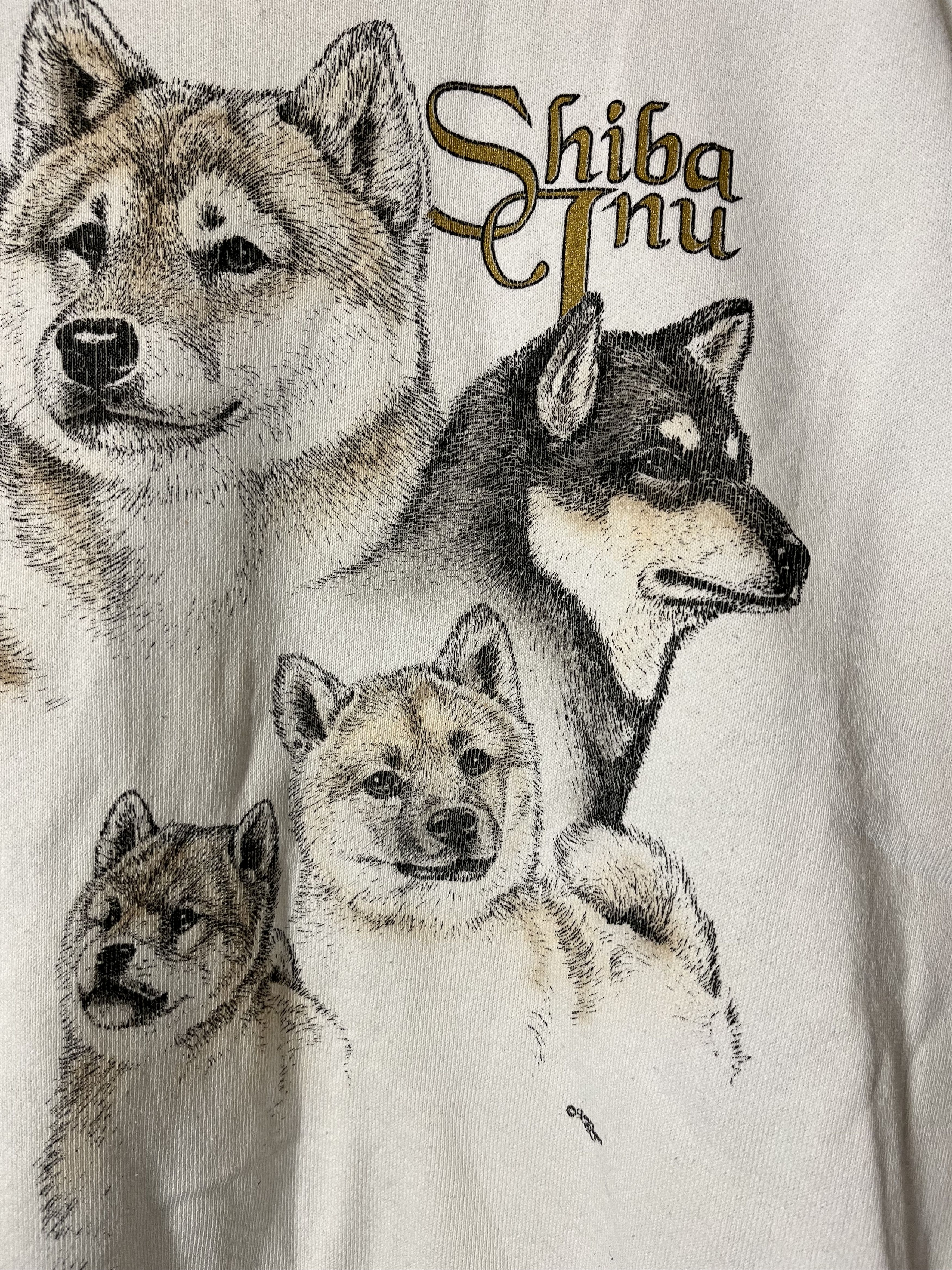 Japanese Brand × Vintage 90s Shiba Inu Japanese Dog Art Animal Made in USA Size US XL / EU 56 / 4 - 3 Thumbnail