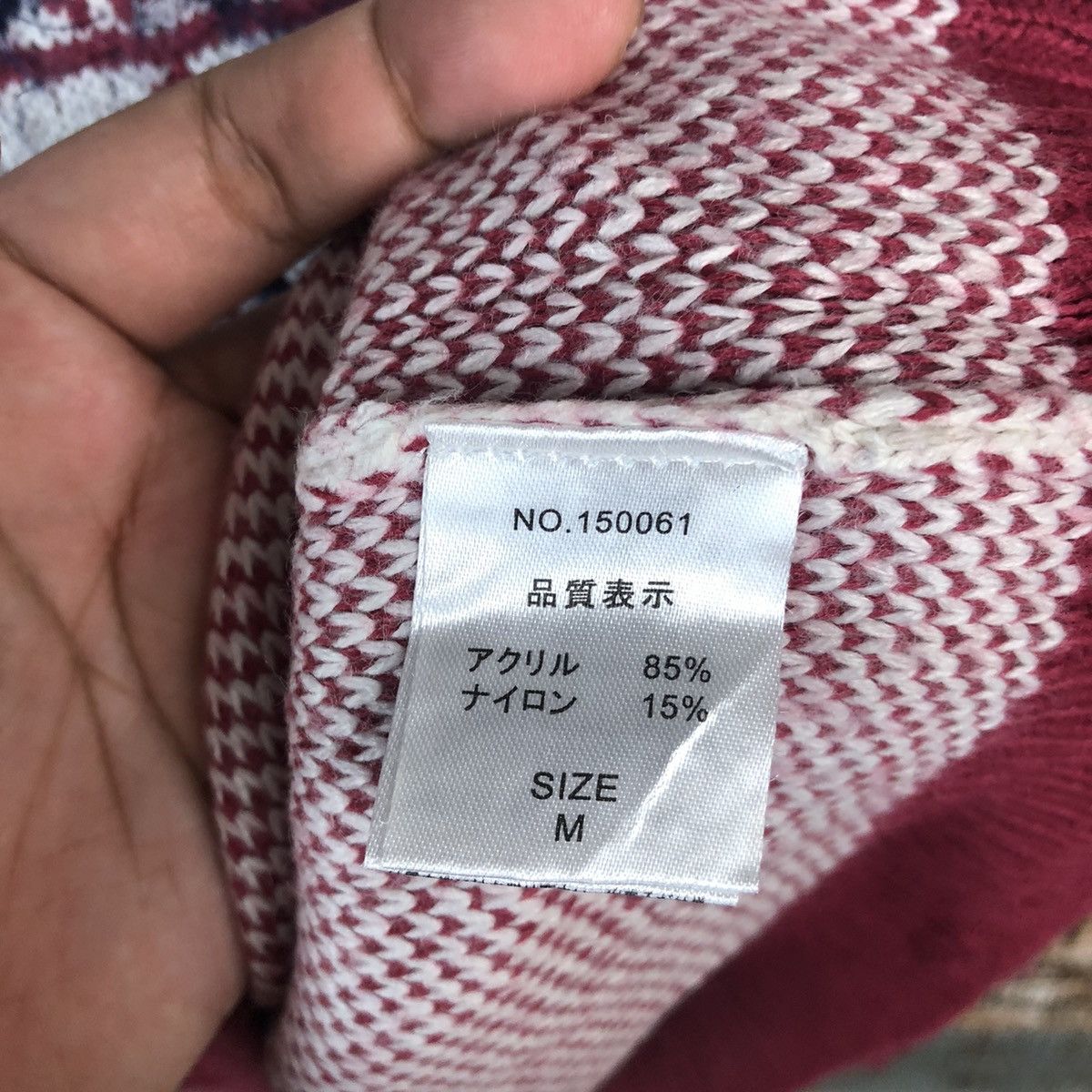 Homespun Knitwear × Japanese Brand Lobby & Rose Red Knitwear #A1322 Size S / US 4 / IT 40 - 11 Thumbnail