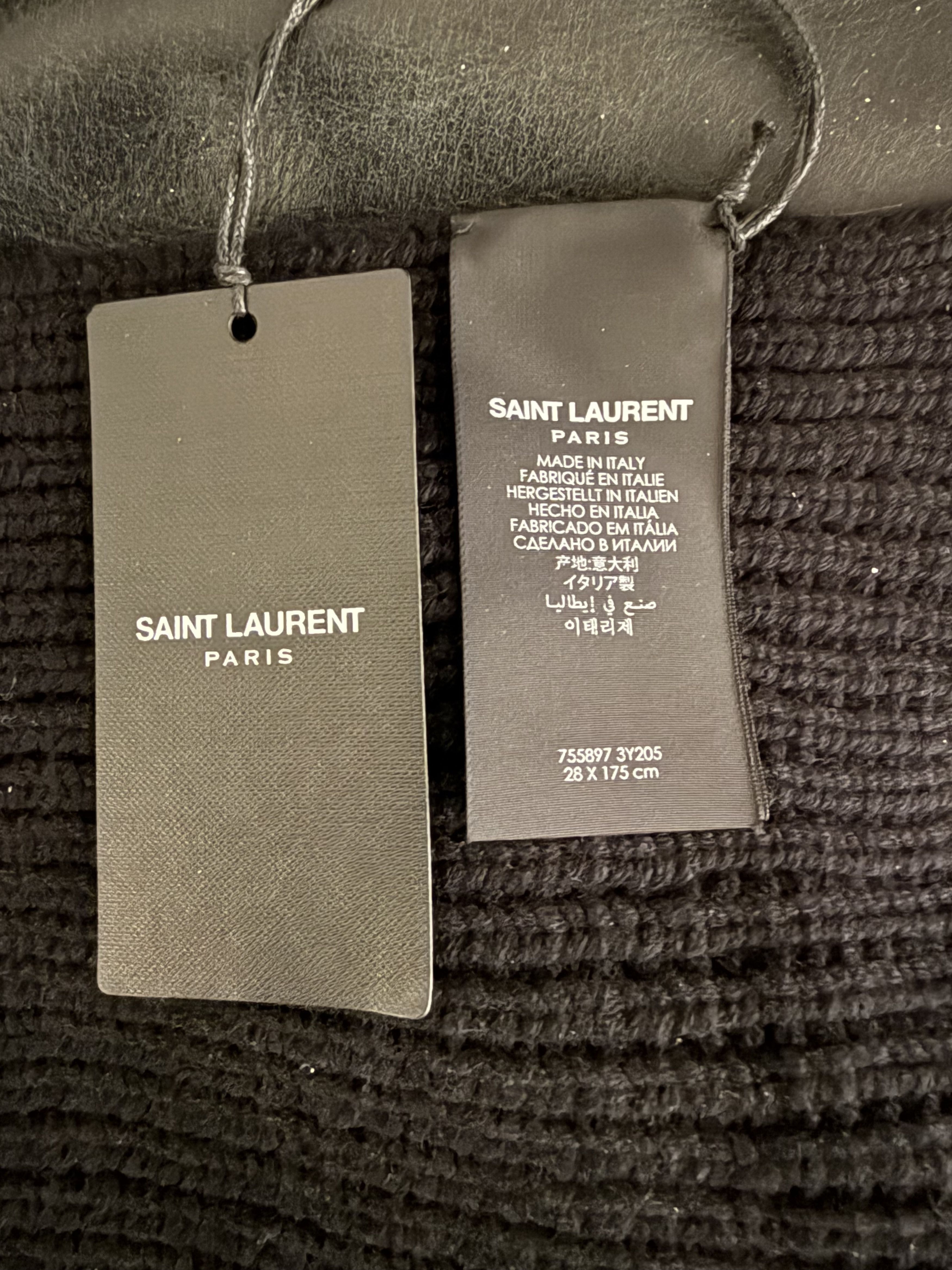 Hood Scarf in Black 100% Cashmere