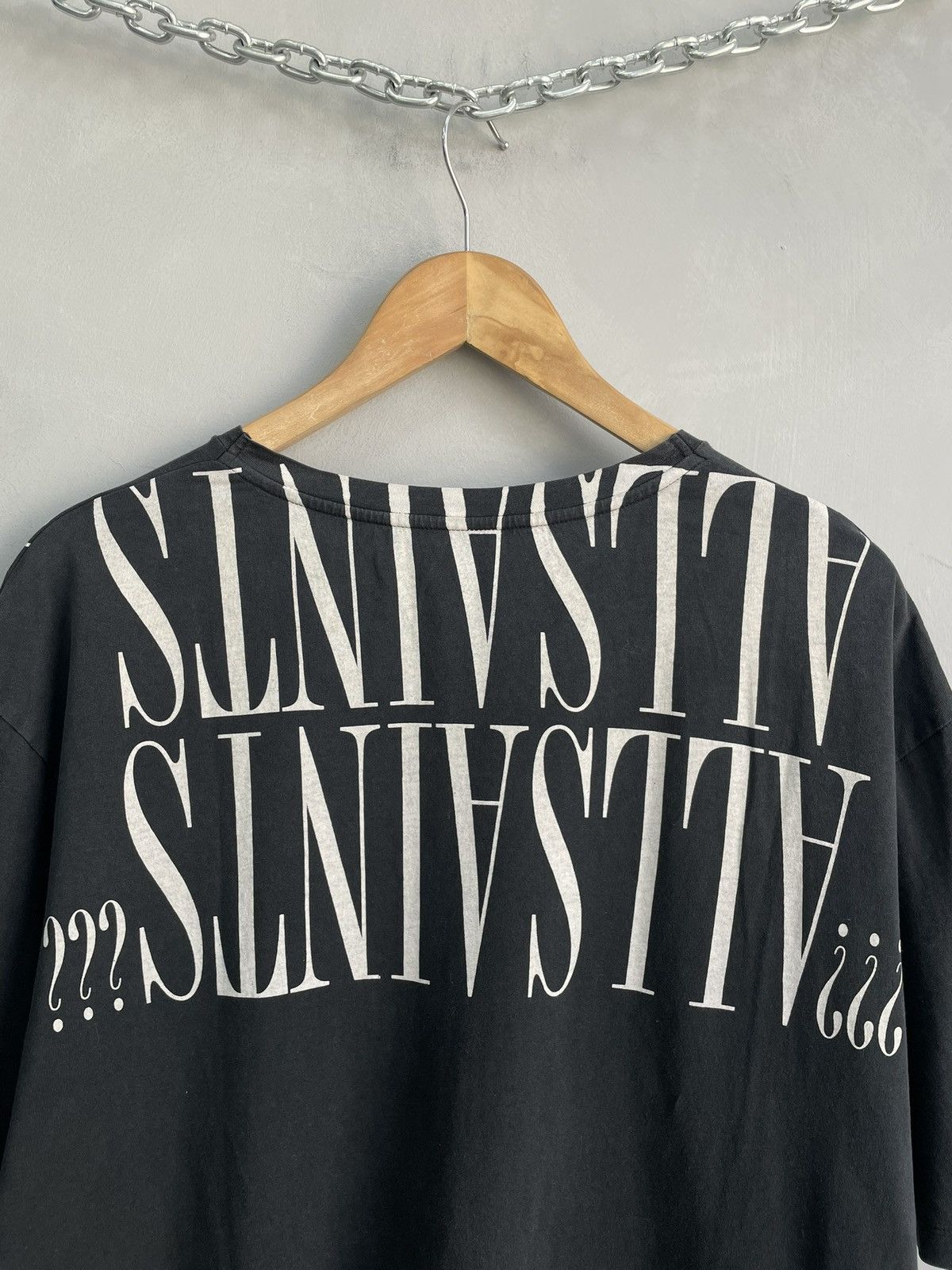 Allsaints All saints Over print y2k monogram t shirt Size US L / EU 52-54 / 3 - 9 Thumbnail