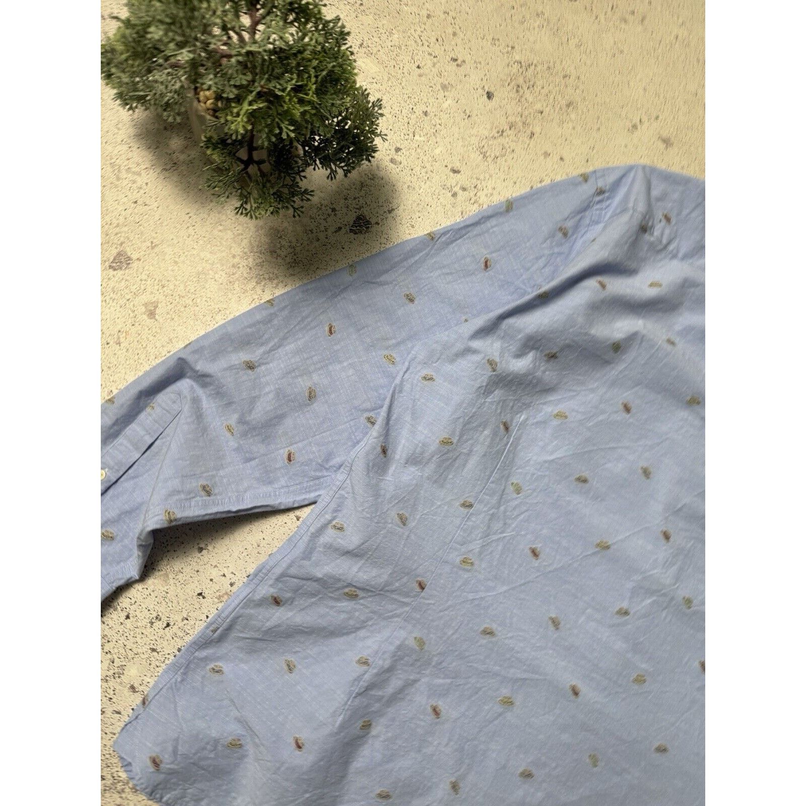 Hackett Hackett London Men Blue Hat Pattern Button Up Shirt Size XXL Size US XXL / EU 58 / 5 - 13 Thumbnail