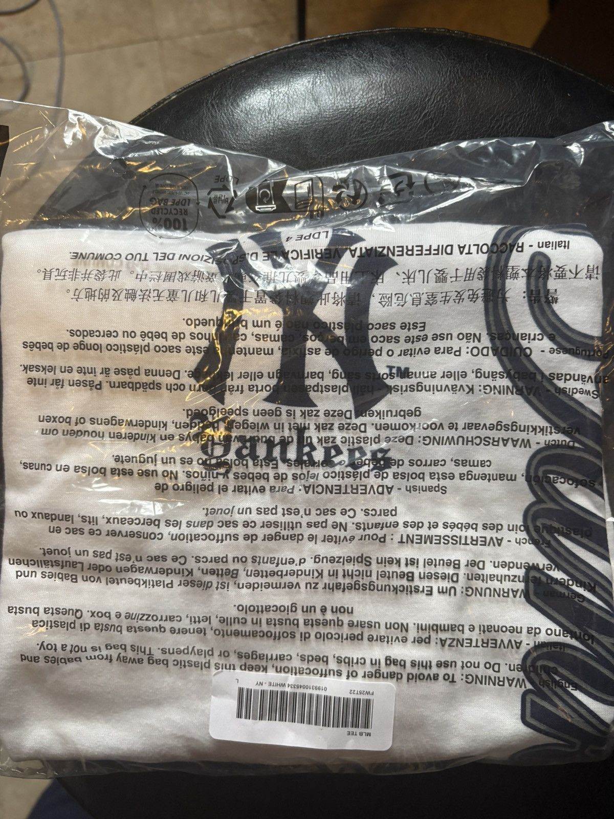 Supreme MLB Teams Yankees Tee White Sz Large - ampdigital.org