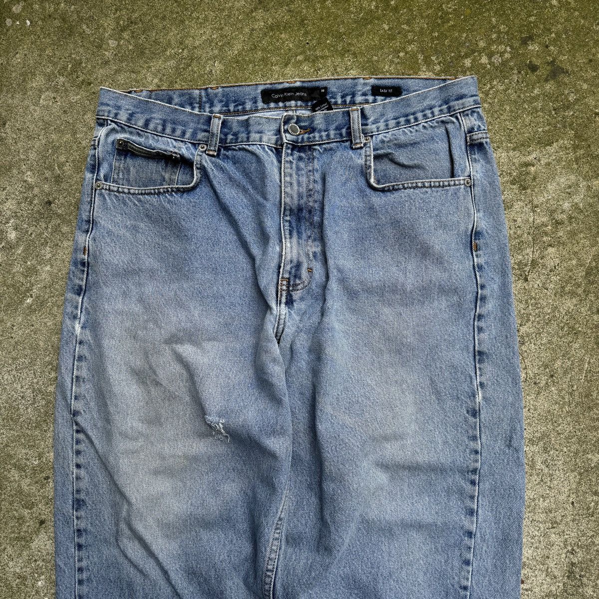 Calvin Klein Thrashed Faded Distressed Calvin Klein Jeans ERD Grunge Size US 38 / EU 54 - 3 Thumbnail