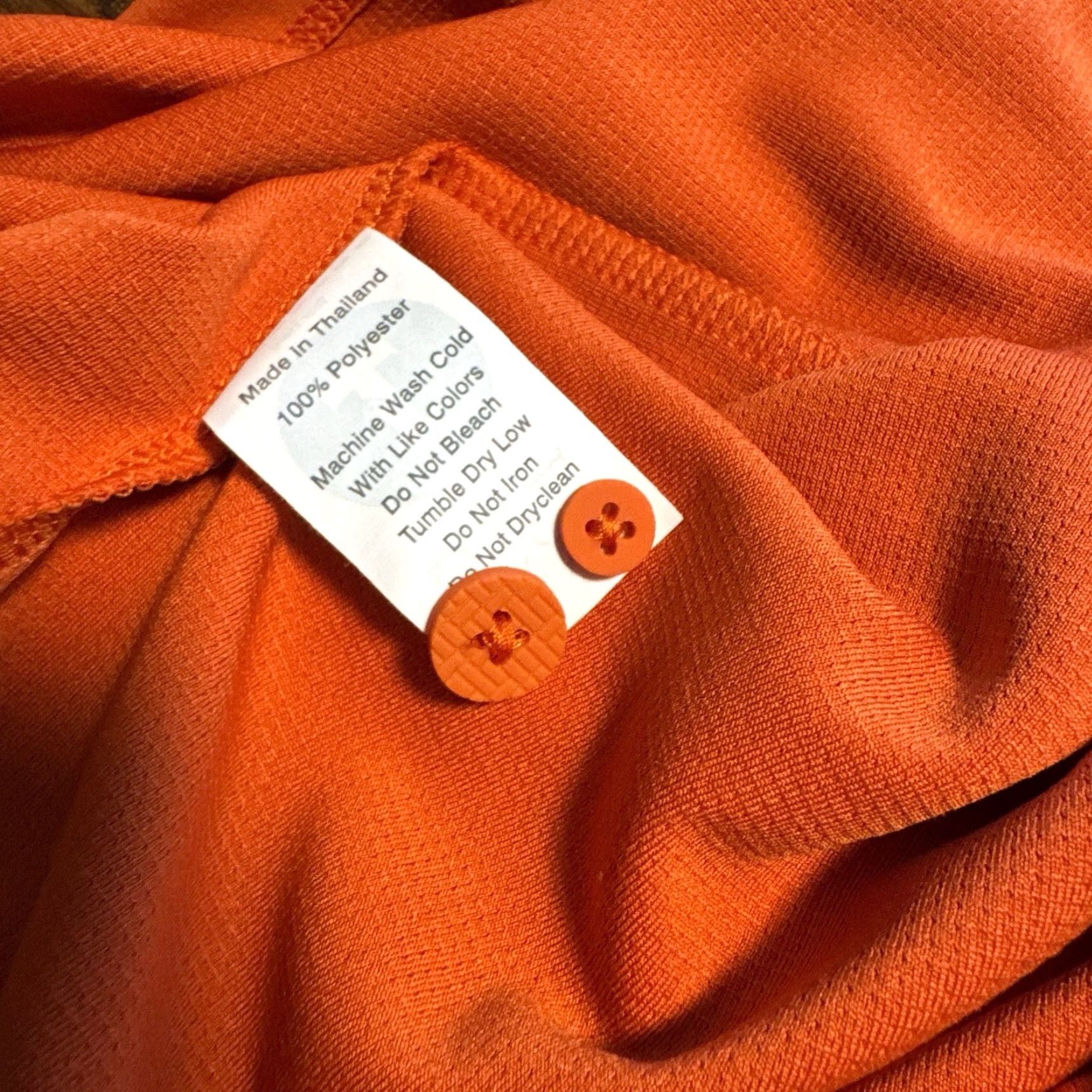 Vintage Twillory Athleisure Polo Mens 2XL Orange Blue Collar Performance Golf Shirt Size US XXL / EU 58 / 5 - 5 Thumbnail