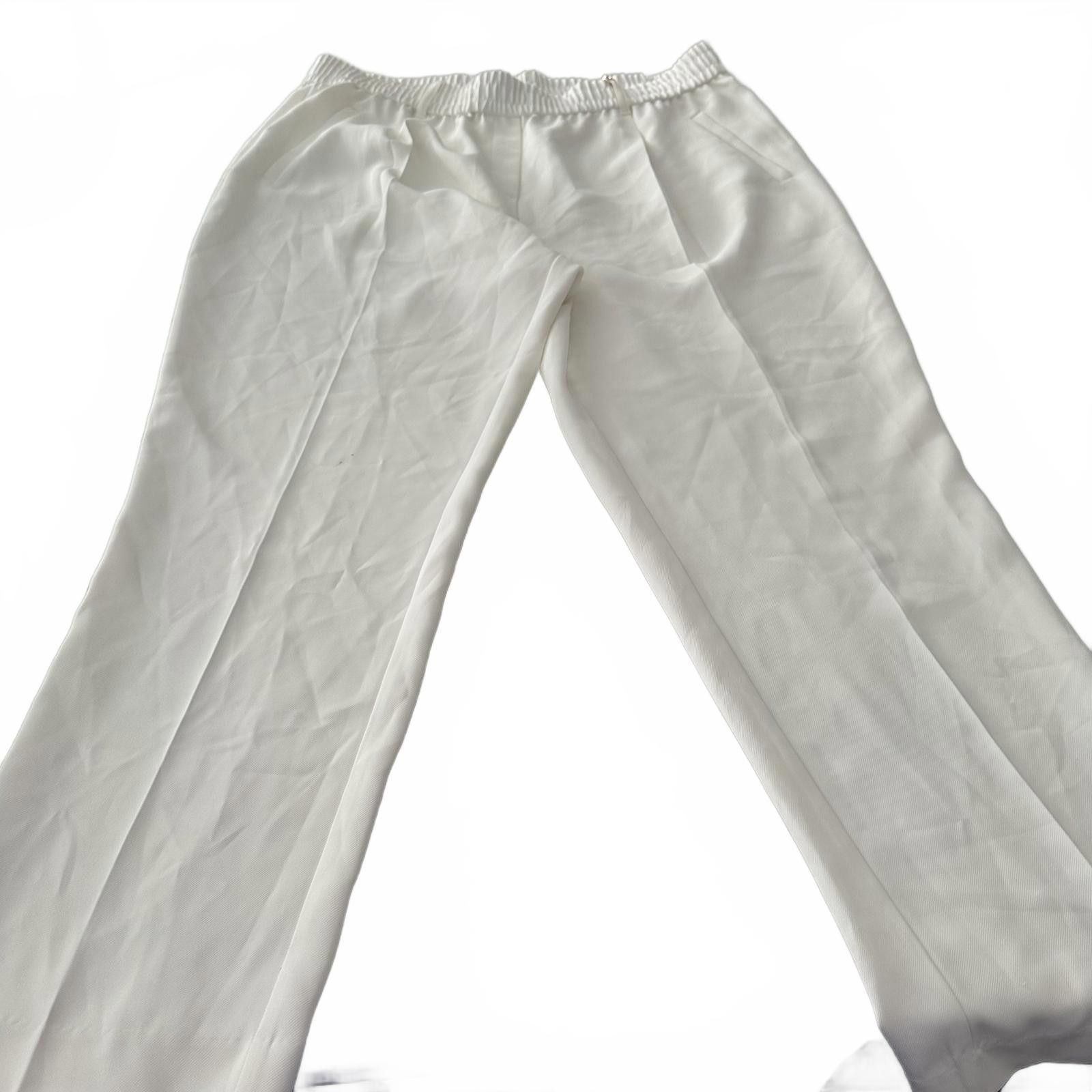 Karl Lagerfeld Karl Lagerfeld Elegant White Pants Size 40" / US 18 - 1 Thumbnail
