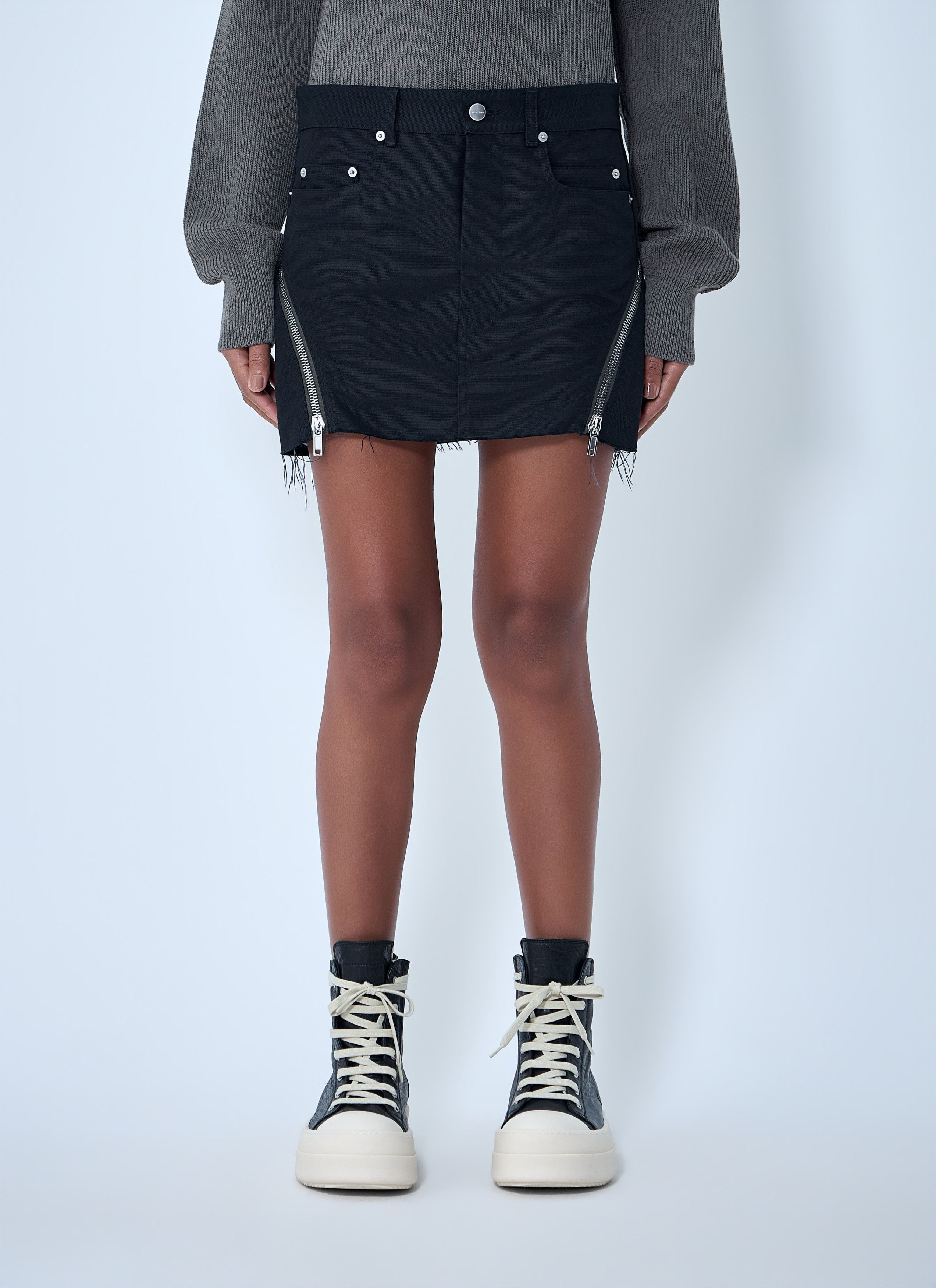 Rick Owens Bolan Banana Skirt Size 28" / US 6 / IT 42 - 1 Thumbnail