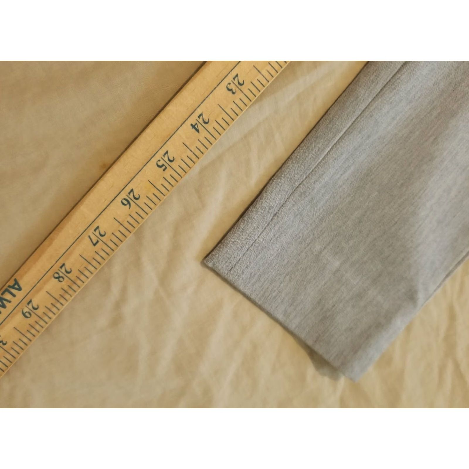 Banana Republic Womens Banana Republic Petite Gray Khaki Slack Trouser Stretch Size 24" / US 00 / IT 34 - 6 Thumbnail