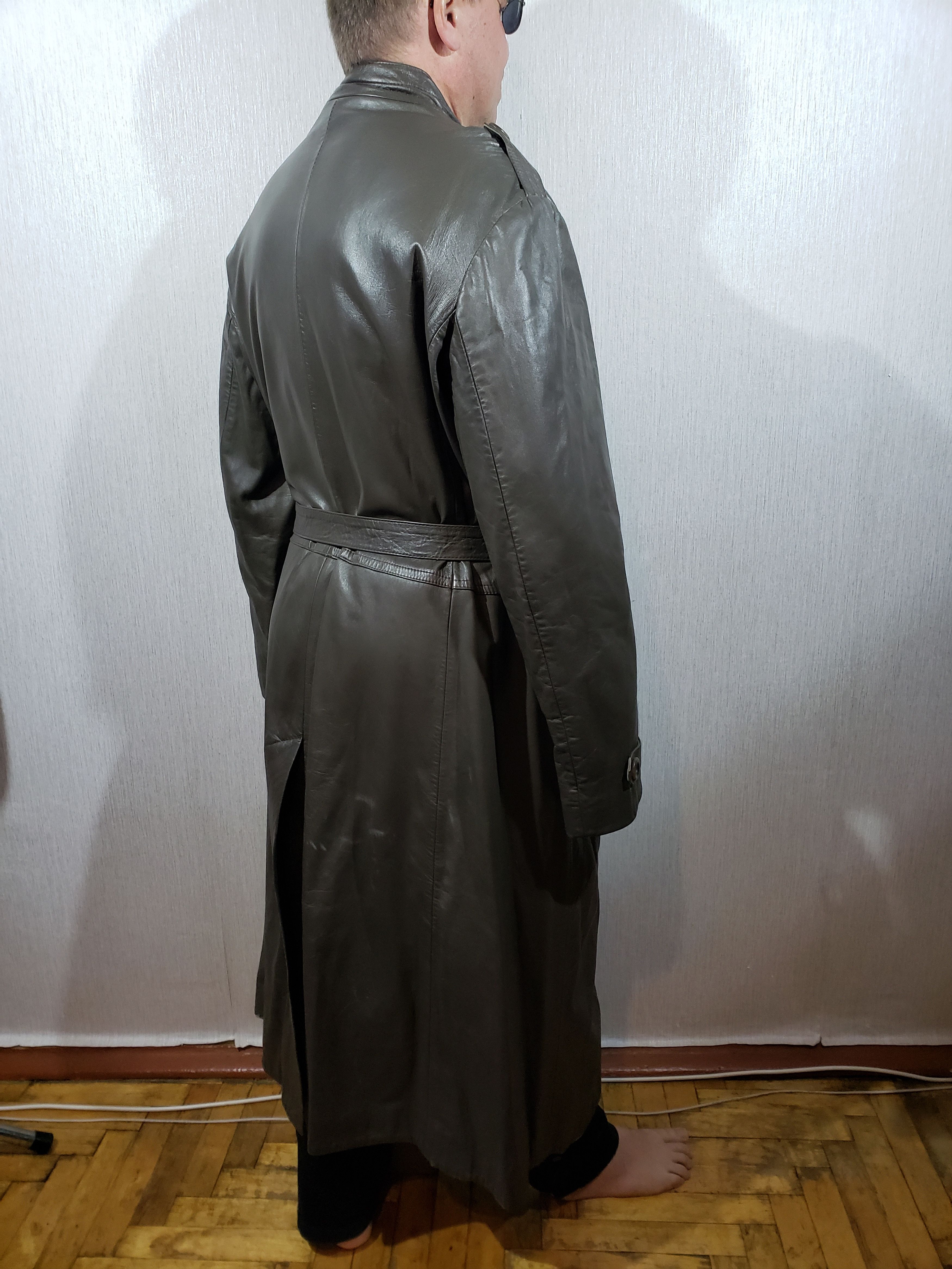Other Brown reliable coat made of genuine leather. Size US XXL / EU 58 / 5 - 7 Thumbnail