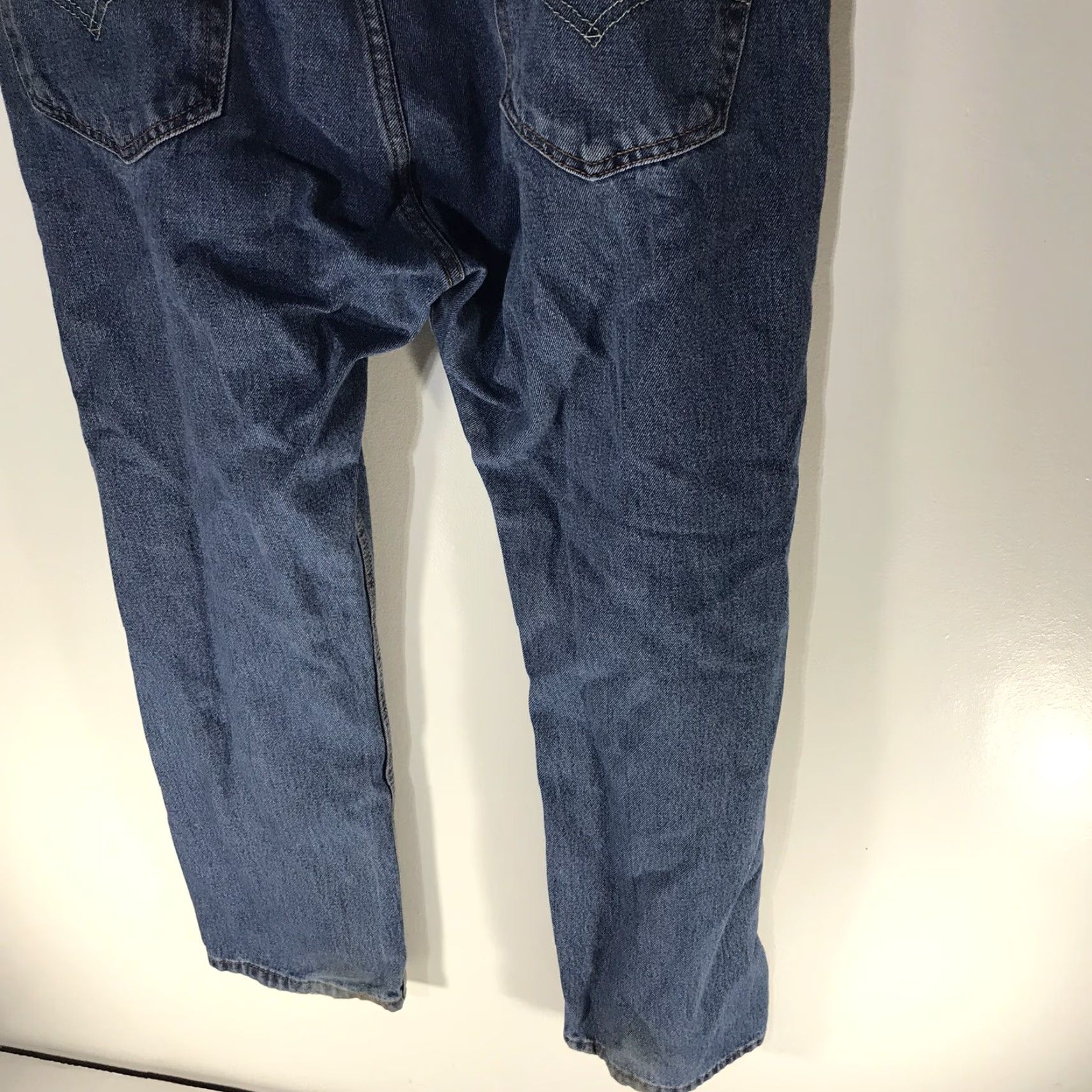 Levi's Levi's 505 Jeans Mens Regular Fit Size 36X30 Blue Medium Wash Straight 5-Pocket USA Size US 36 / EU 52 - 7 Thumbnail