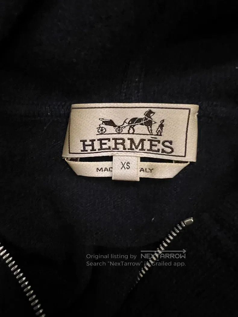 Hermes Hermes Cashmere Zip-Up Hooded Knit Size US XS / EU 42 / 0 - 6 Thumbnail