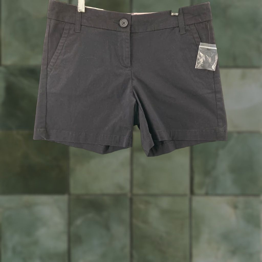 Vintage Crown And Ivy Shorts Womens 2 Black NWT Size 26" / US 2 / IT 38 - 1 Thumbnail