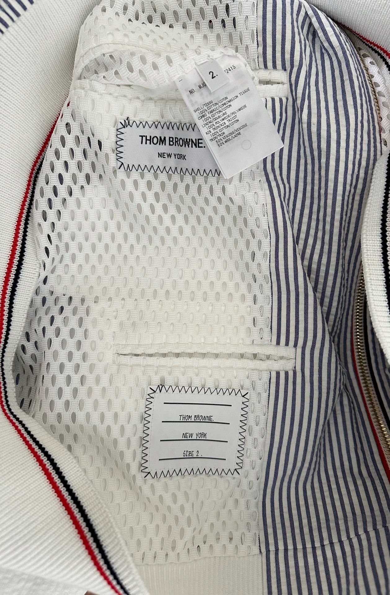 Thom Browne THOM BROWNE Blouson Stripe Embroidered Patch 2 Size XS / US 0-2 / IT 36-38 - 4 Thumbnail