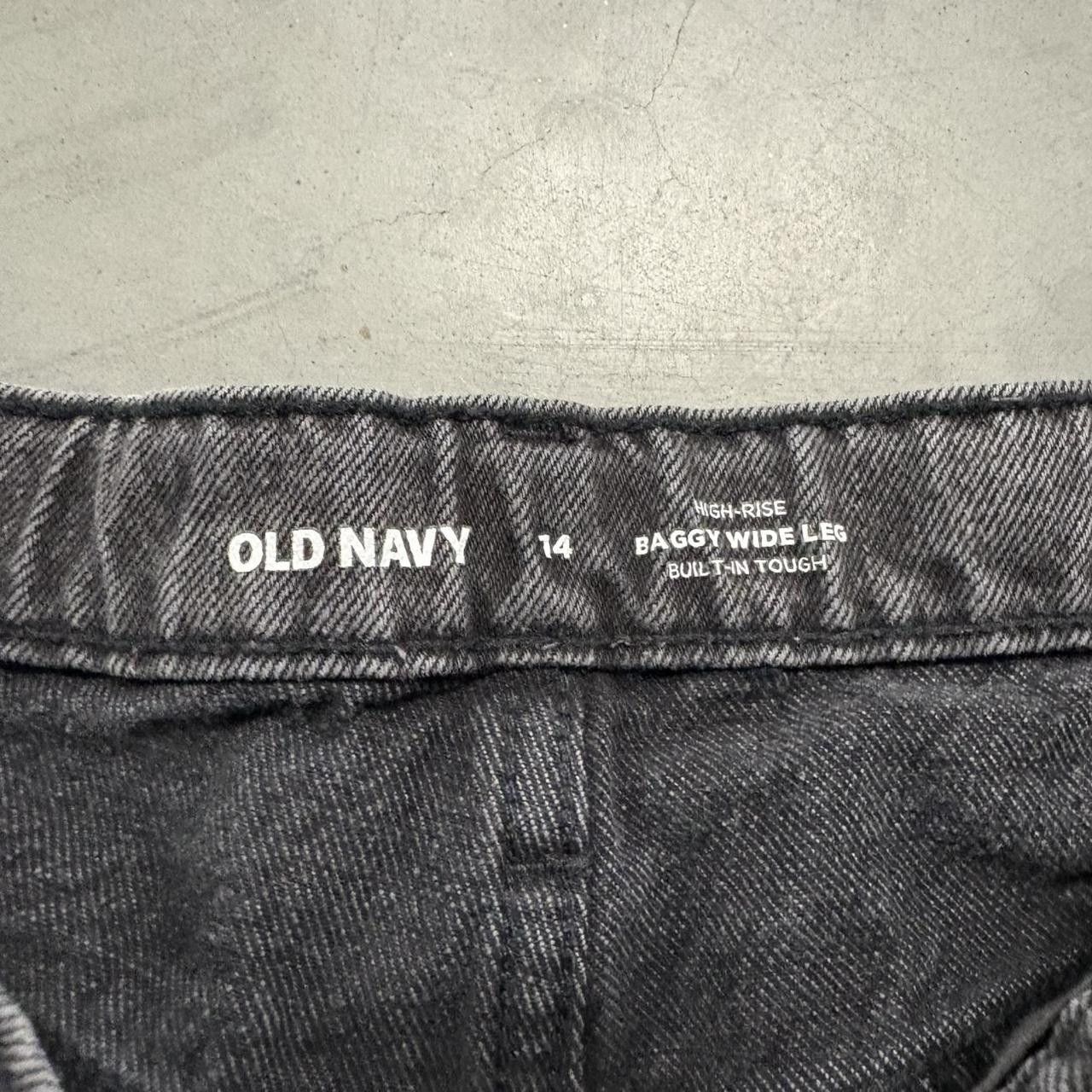 Old Navy Crazy Vintage Y2K/2000s Baggy Wideleg Old Navy Grunge Denim Jeans! Size US 26 / EU 42 - 6 Thumbnail