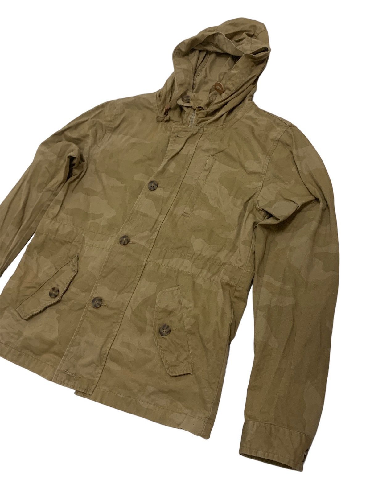 Issey Miyake × Tete Homme TETE HOMME JAPAN CAMO HOODIE JACKET Size US M / EU 48-50 / 2 - 3 Thumbnail