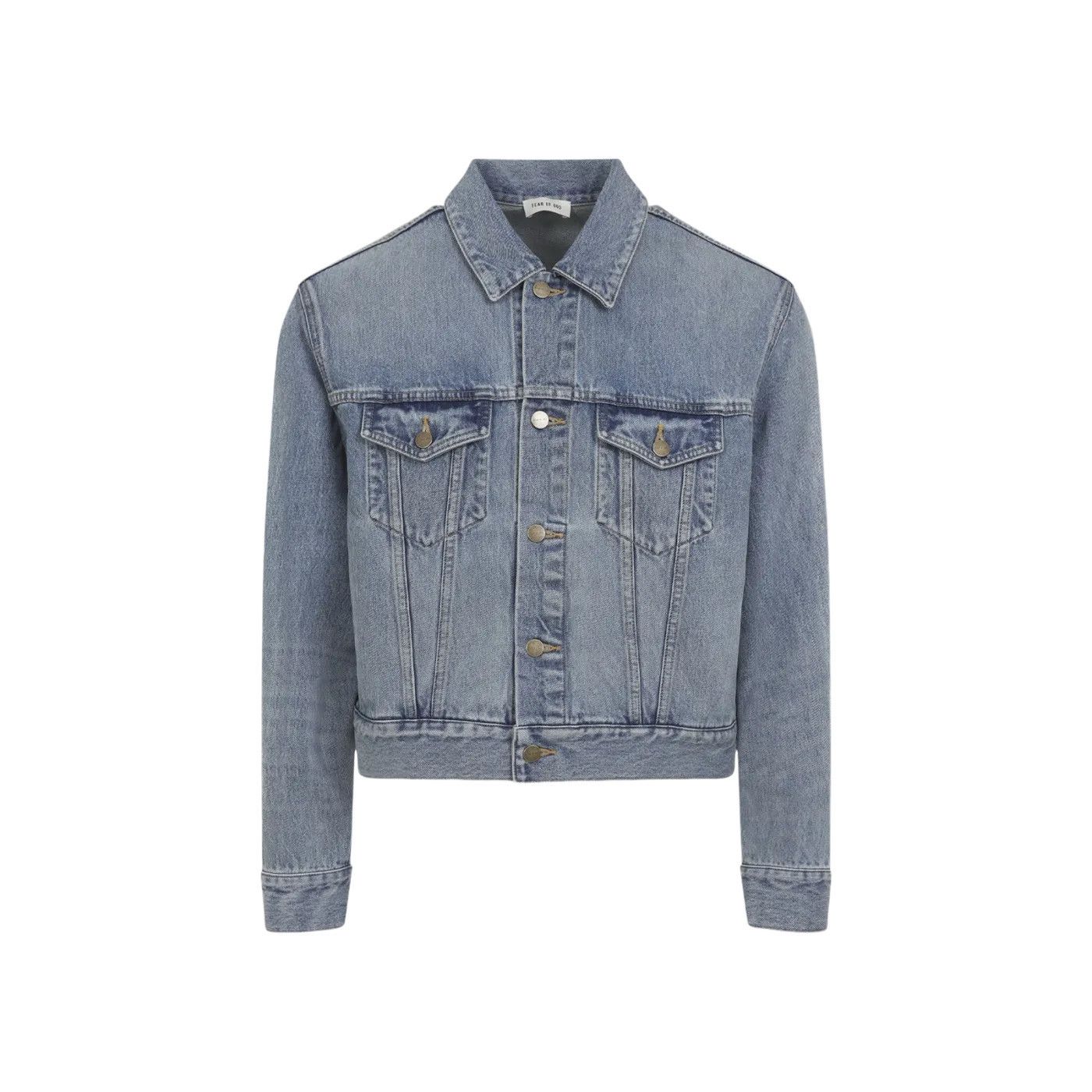 FEAR OF GOD Blue Denim Trucker Jacket New & Authentic (Men's