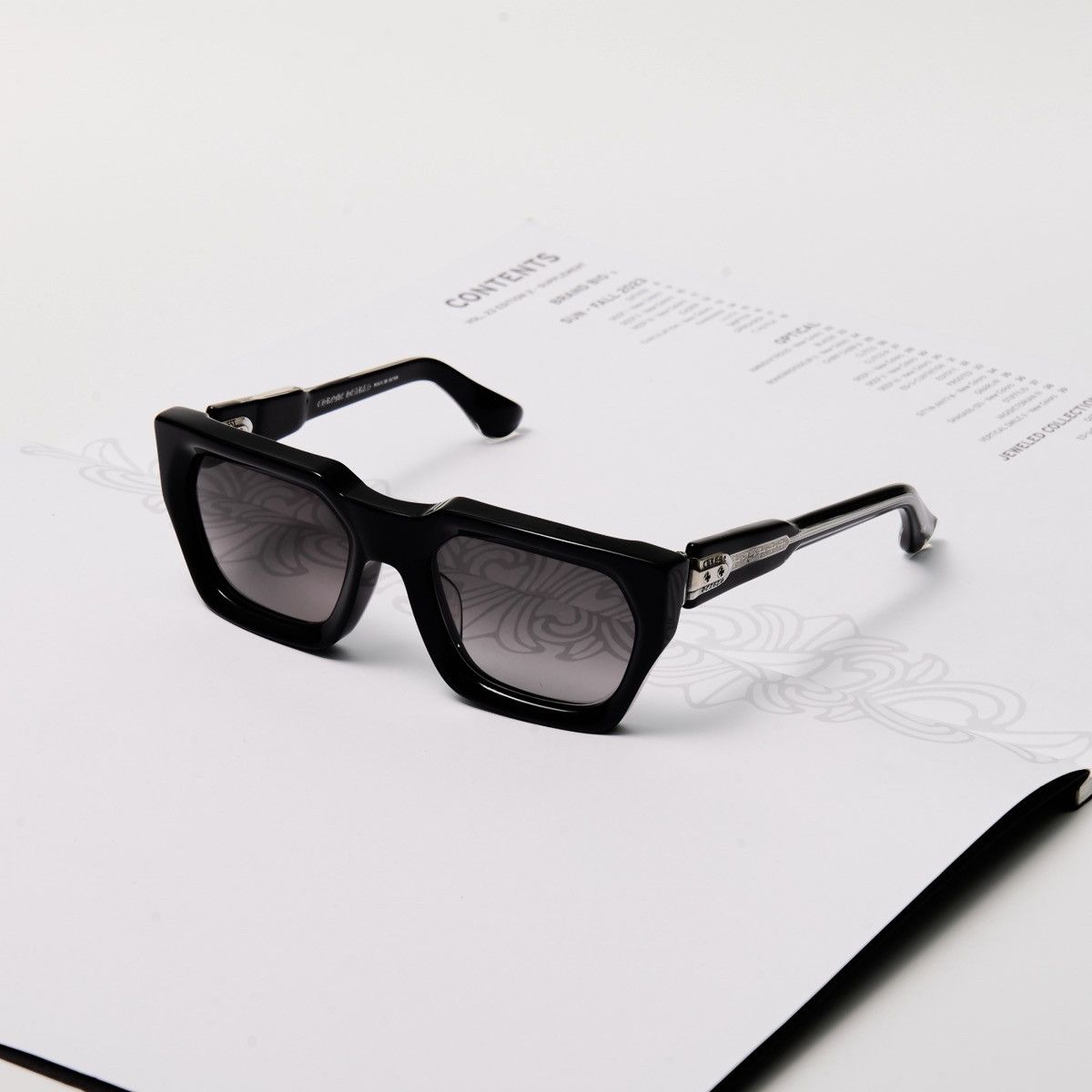 Chrome Hearts CHROME HEARTS JELLY & JAM BLACK SUNGLASSES Size ONE SIZE - 1 Thumbnail