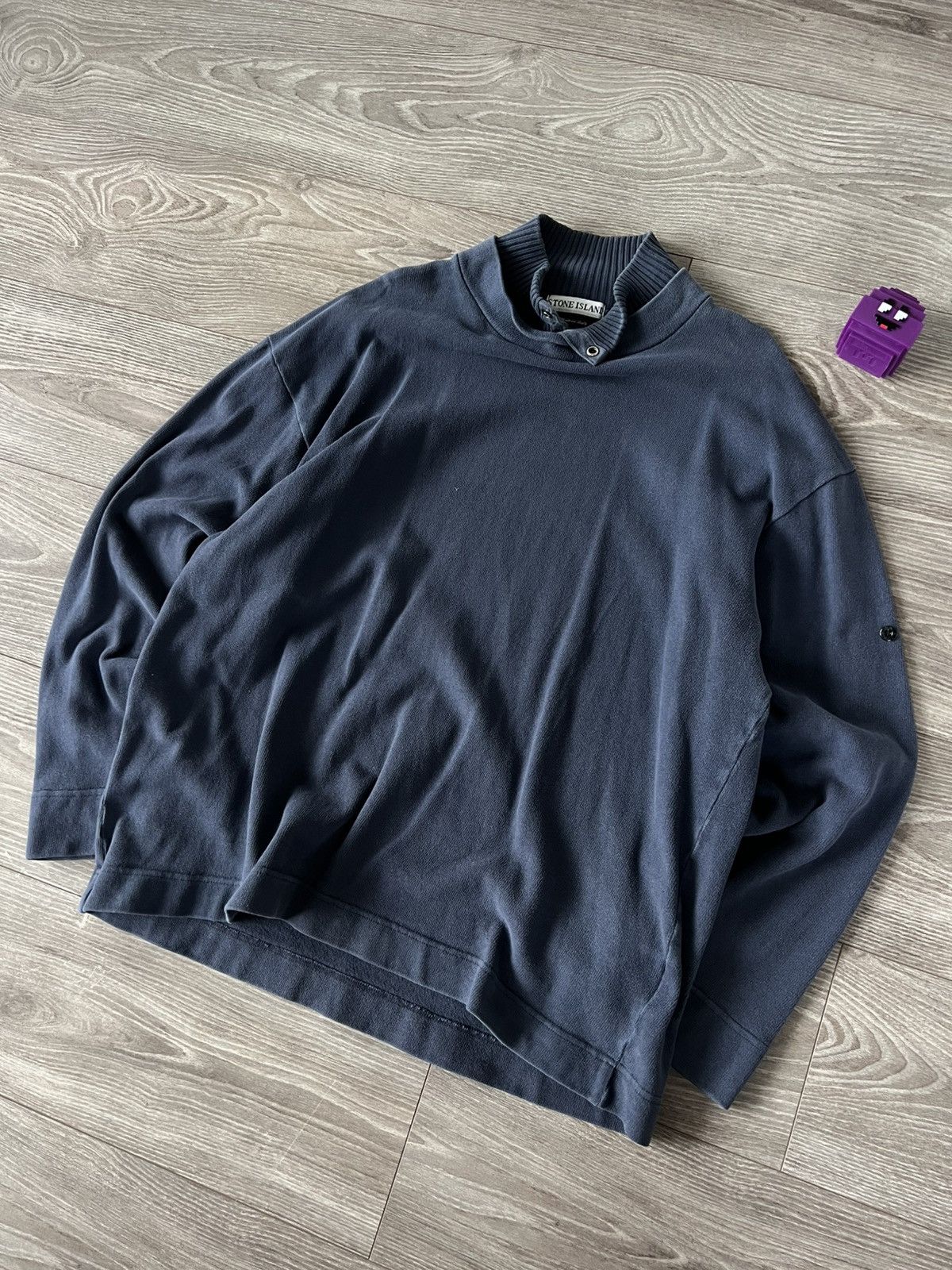 Stone Island Bery Rare Vintage Stone Island Men’s 90s High Neck Sweater Size US XL / EU 56 / 4 - 11 Thumbnail