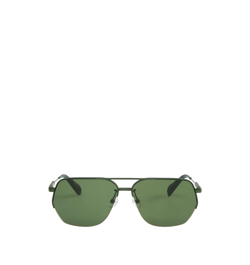 Jacquemus o1h1sh10525 Size: OS/ Aviador Sunglasses in Green Size ONE SIZE - 1 Thumbnail