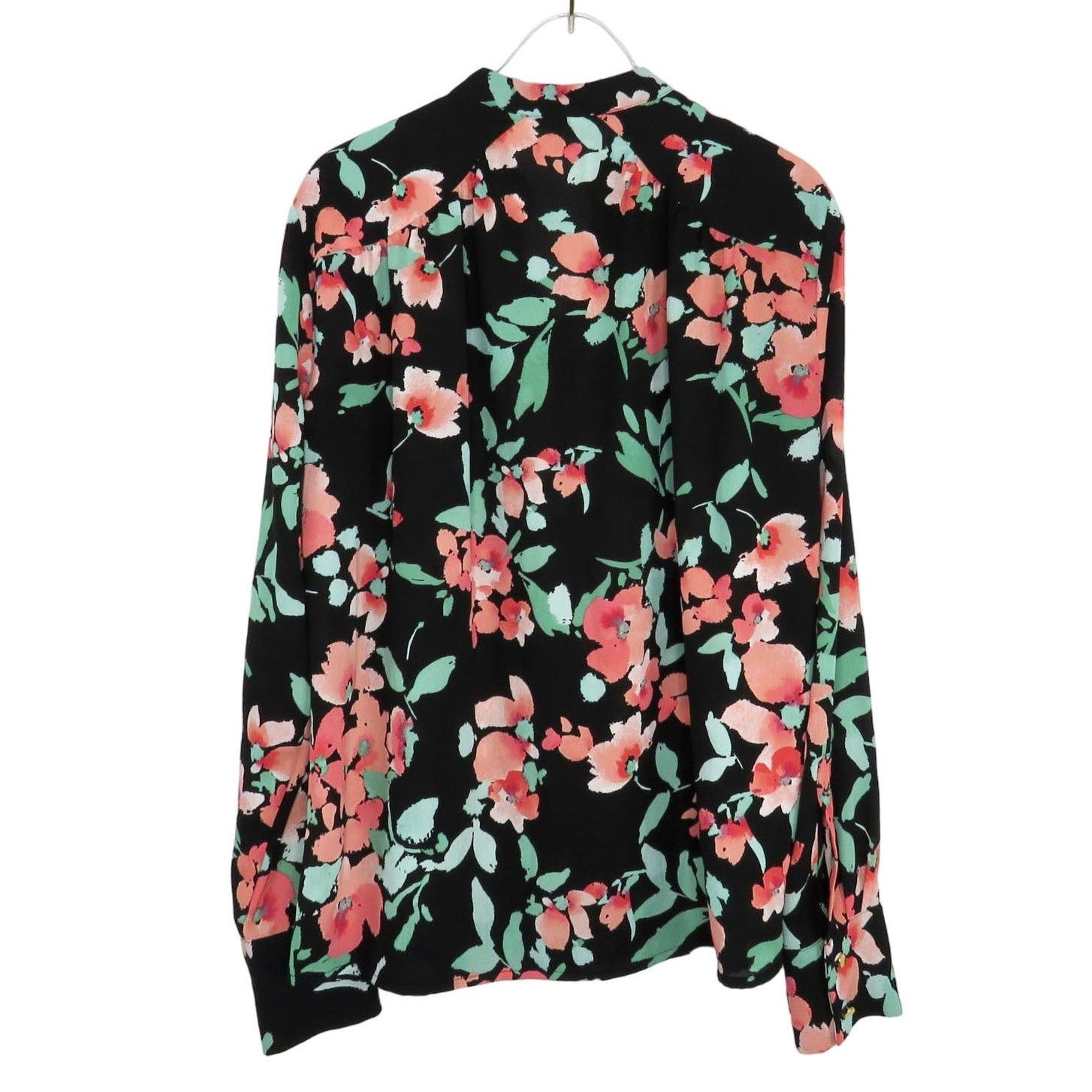 Calvin Klein Calvin Klein Floral Button Down Blouse Pink Small Size S / US 4 / IT 40 - 2 Thumbnail