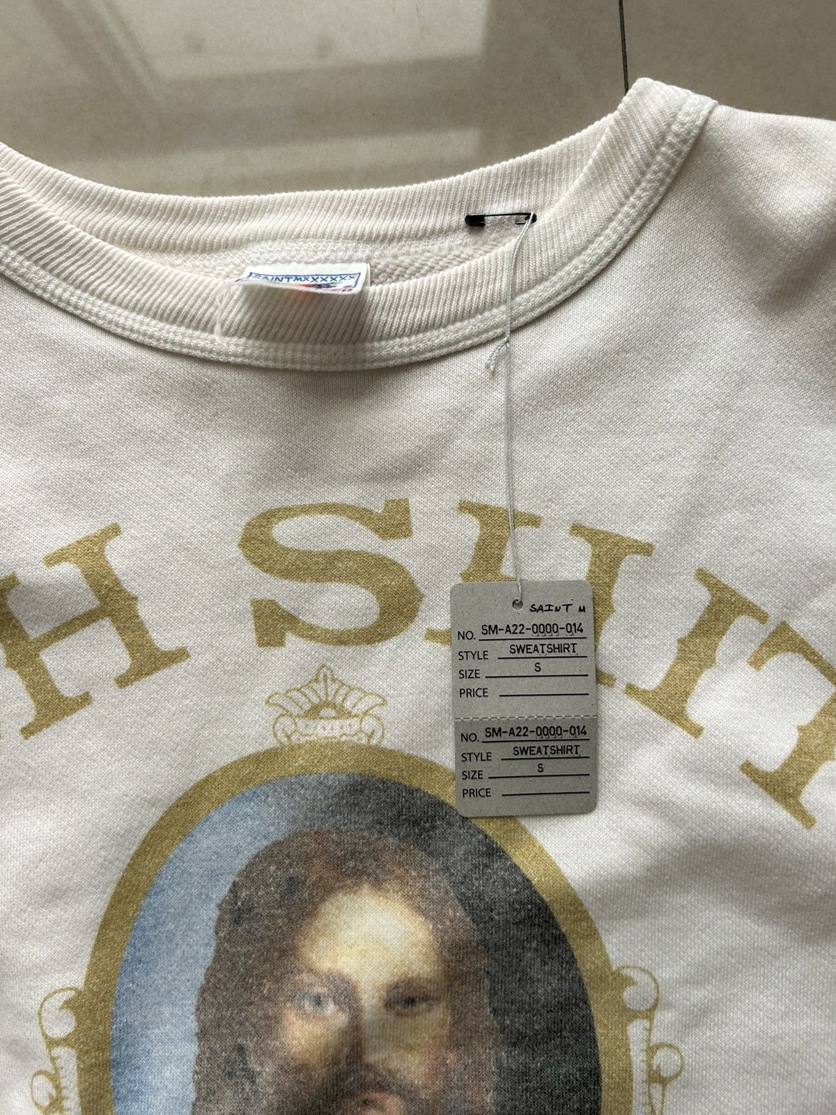 Saint Michael Saint Michael oh shit he is risen crewneck Size US S / EU 44-46 / 1 - 2 Thumbnail