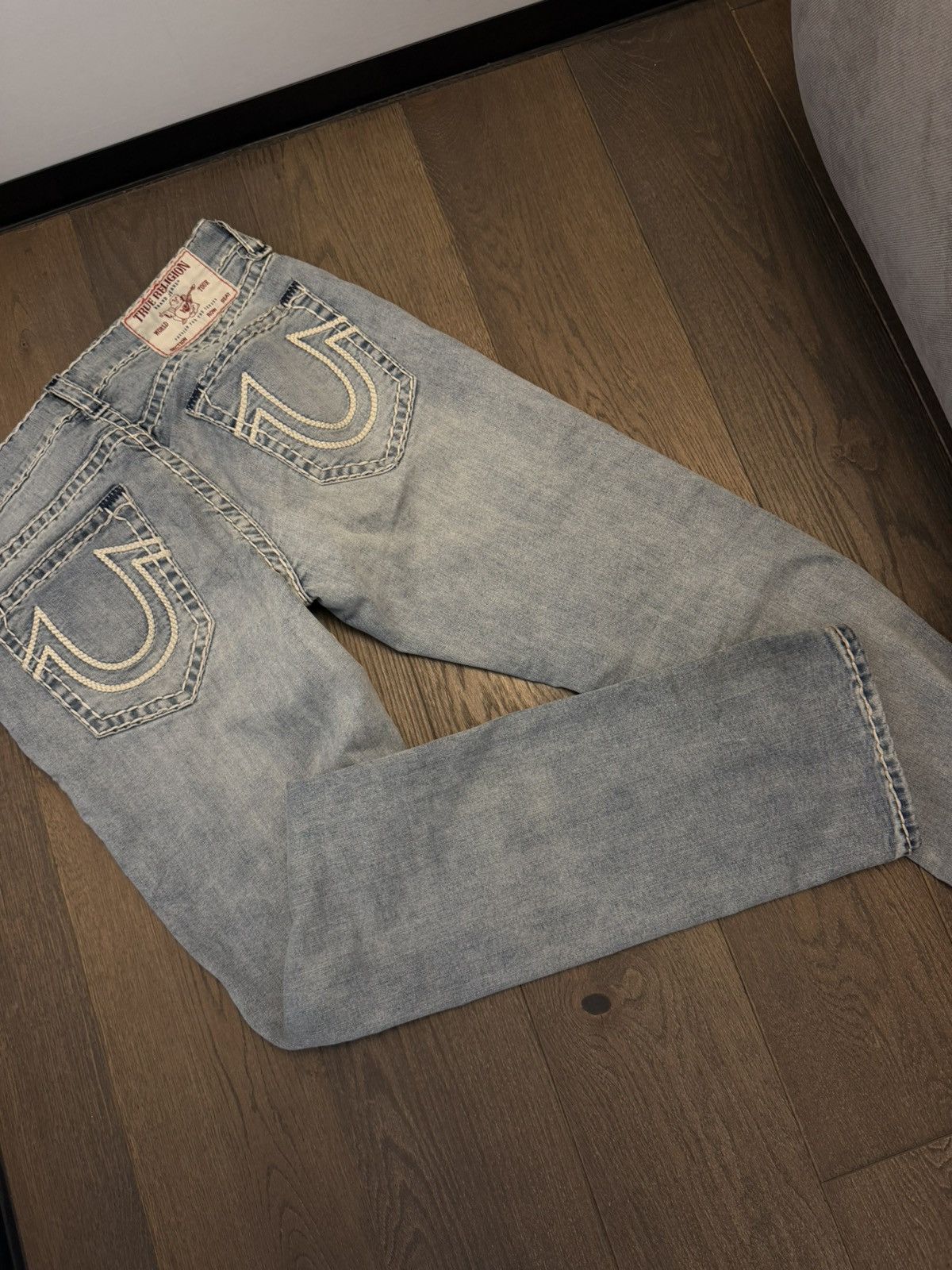 True Religion True Religion Ricky Straight Jeans Size US 32 / EU 48 - 10 Thumbnail