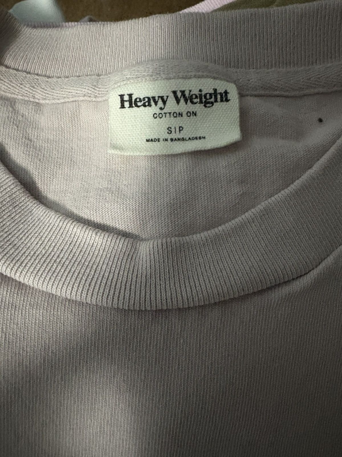 Cotton On Cotton On White Heavyweight cotton t-shirt Pink Size US S / EU 44-46 / 1 - 1 Thumbnail