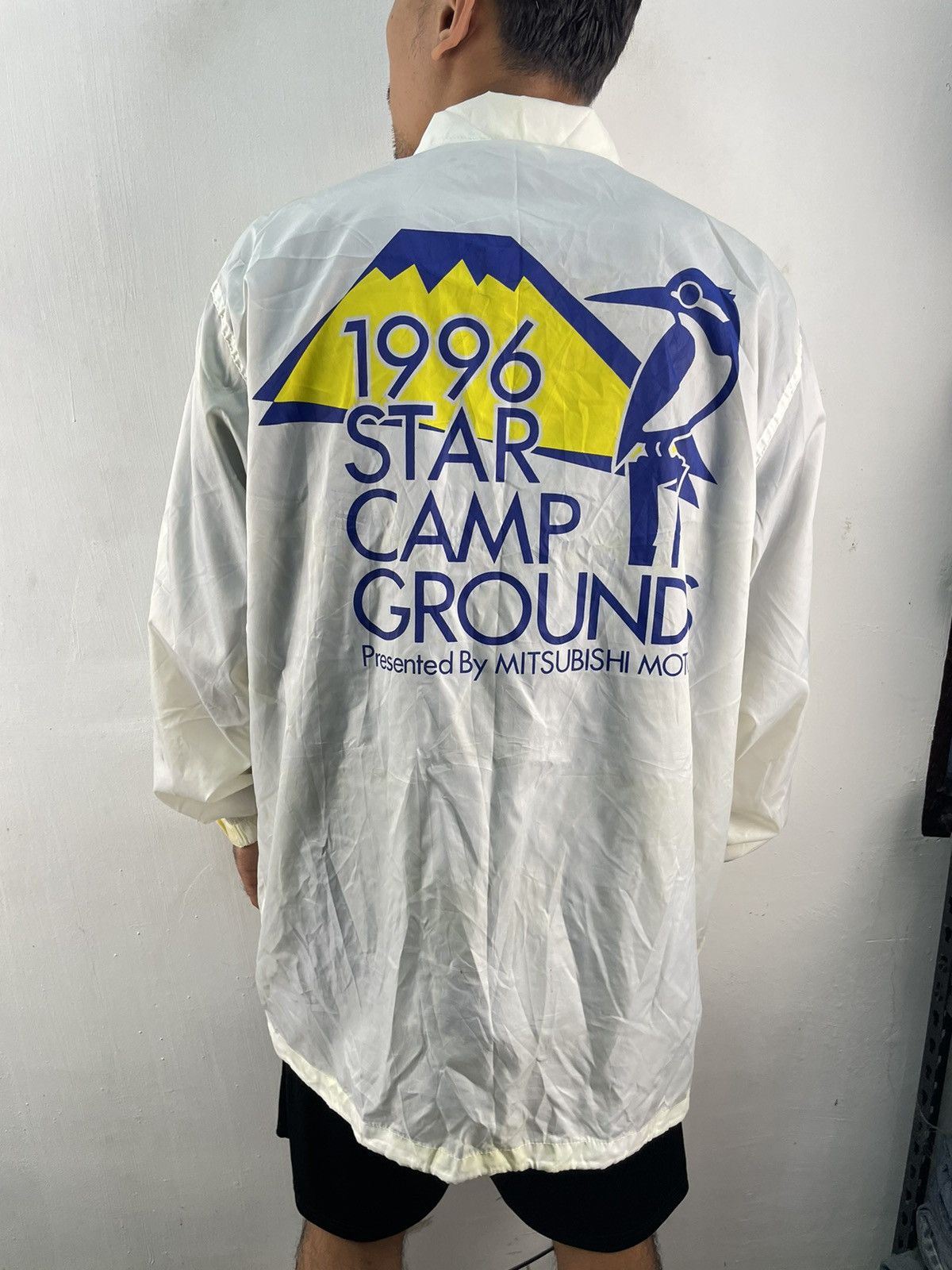 Mizuno × Vintage Vintage 90s Mizuno Mitsubishi Star Cars Coach Jacket Size US L / EU 52-54 / 3 - 1 Thumbnail